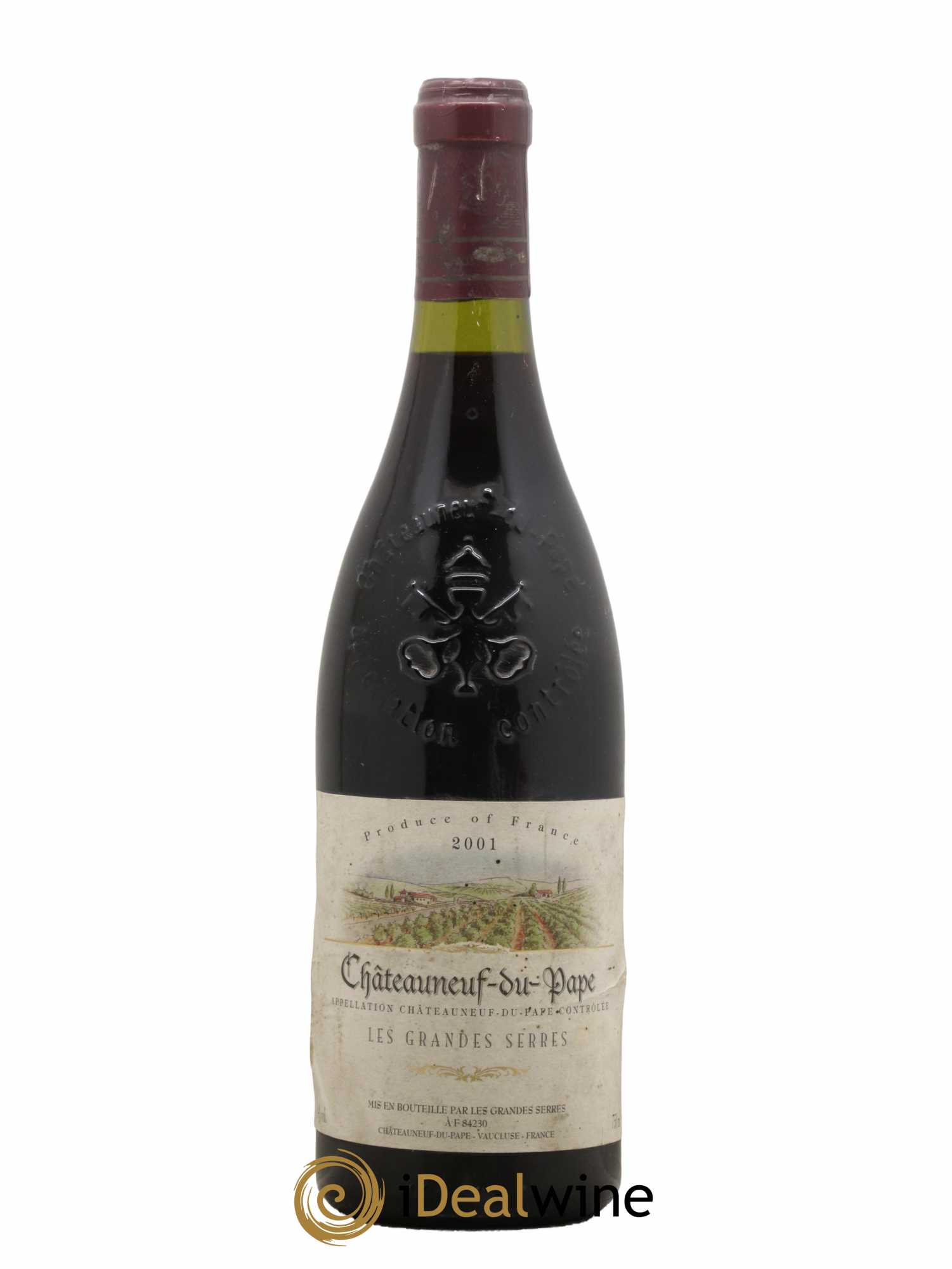 Châteauneuf-du-Pape Domaine les Grandes serres 2001 - Lot de 1 bouteille - 0