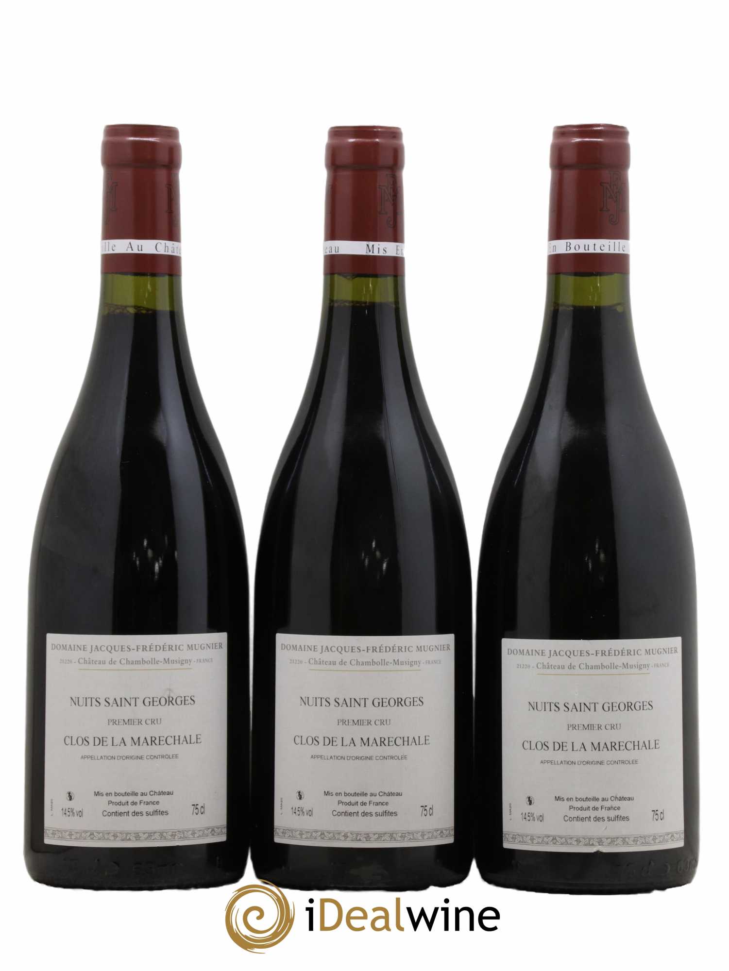 Nuits-Saint-Georges 1er Cru Clos de La Maréchale Jacques-Frédéric Mugnier 2020 - Lot de 3 bouteilles - 1