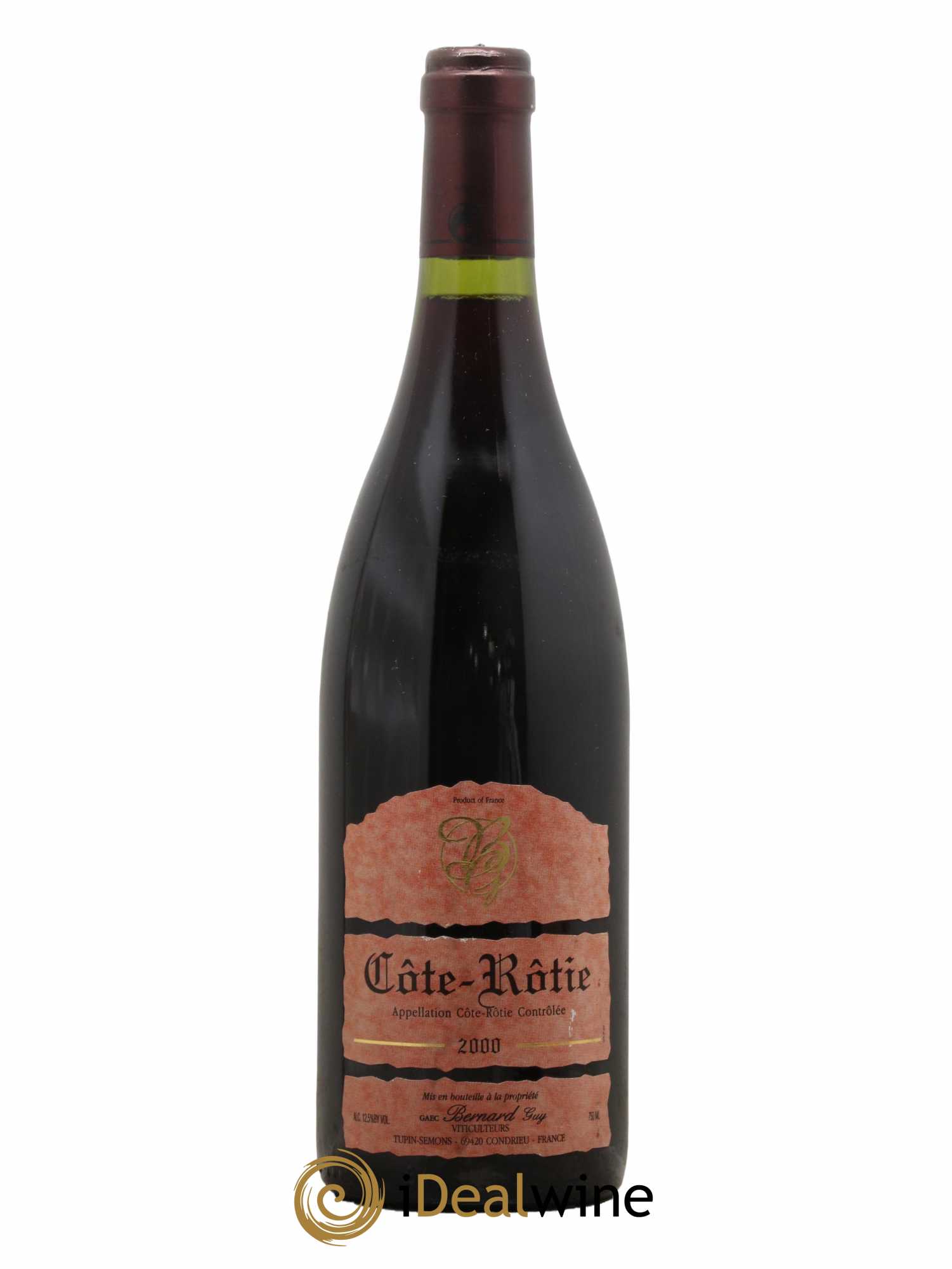 Côte-Rôtie Domaine Guy Bernard 2000 - Lot de 1 bouteille - 0