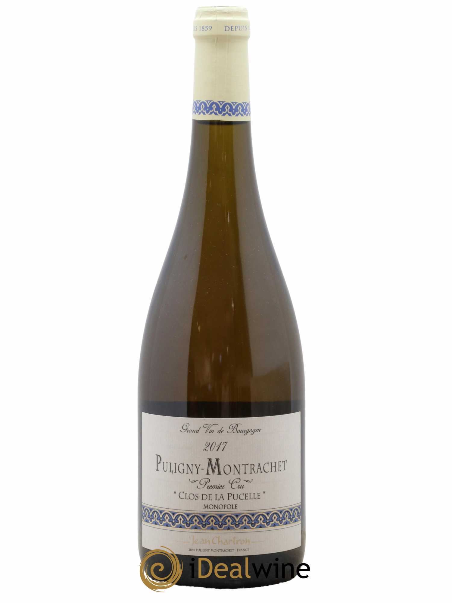 Puligny-Montrachet 1er Cru Clos de la Pucelle Jean Chartron (Domaine) 2017 - Lot de 1 bouteille - 0