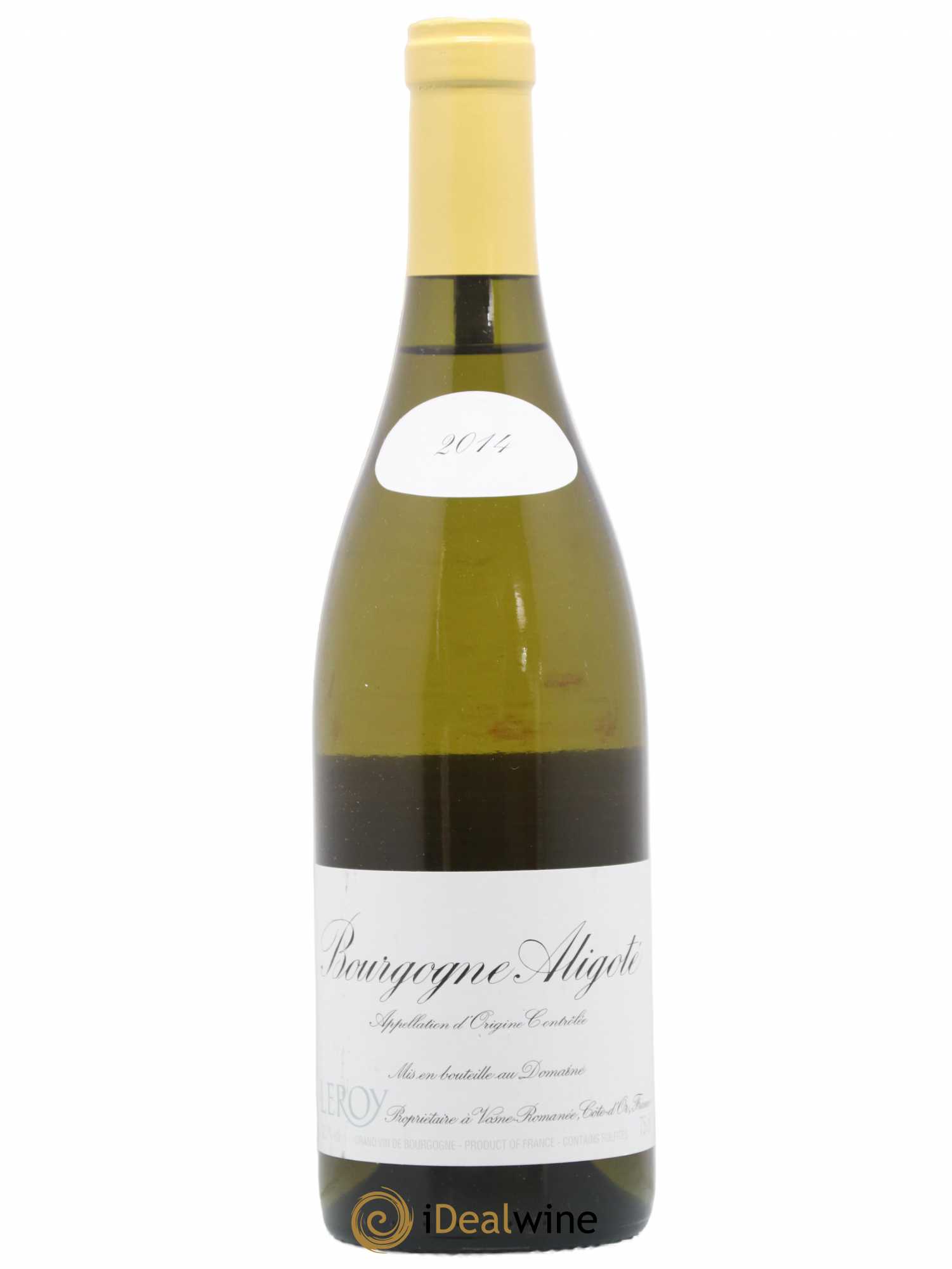 Bourgogne Aligoté Leroy (Domaine) 2014 - Lot de 1 bouteille - 0