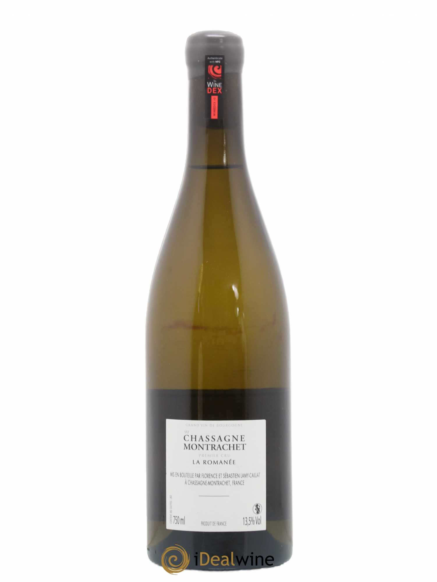 Chassagne-Montrachet 1er Cru La Romanée Lamy-Caillat (Domaine) 2018 - Lot de 1 bouteille - 1