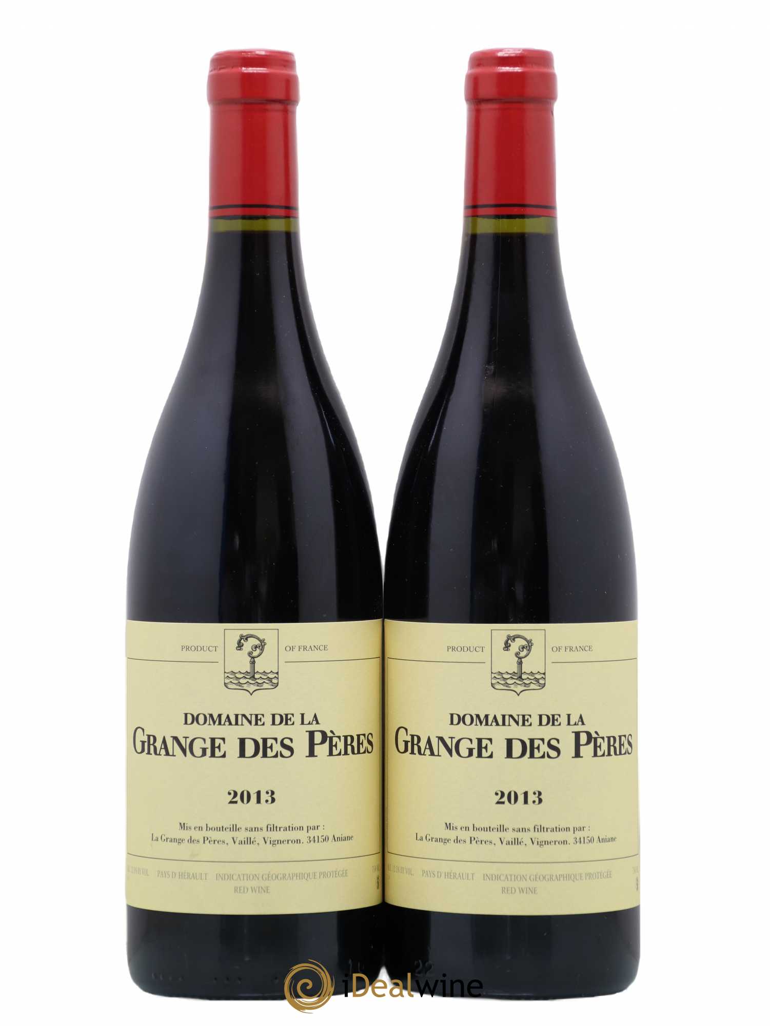 Pays d'Hérault Grange des Pères Laurent Vaillé 2013 - Lot de 2 bouteilles - 0