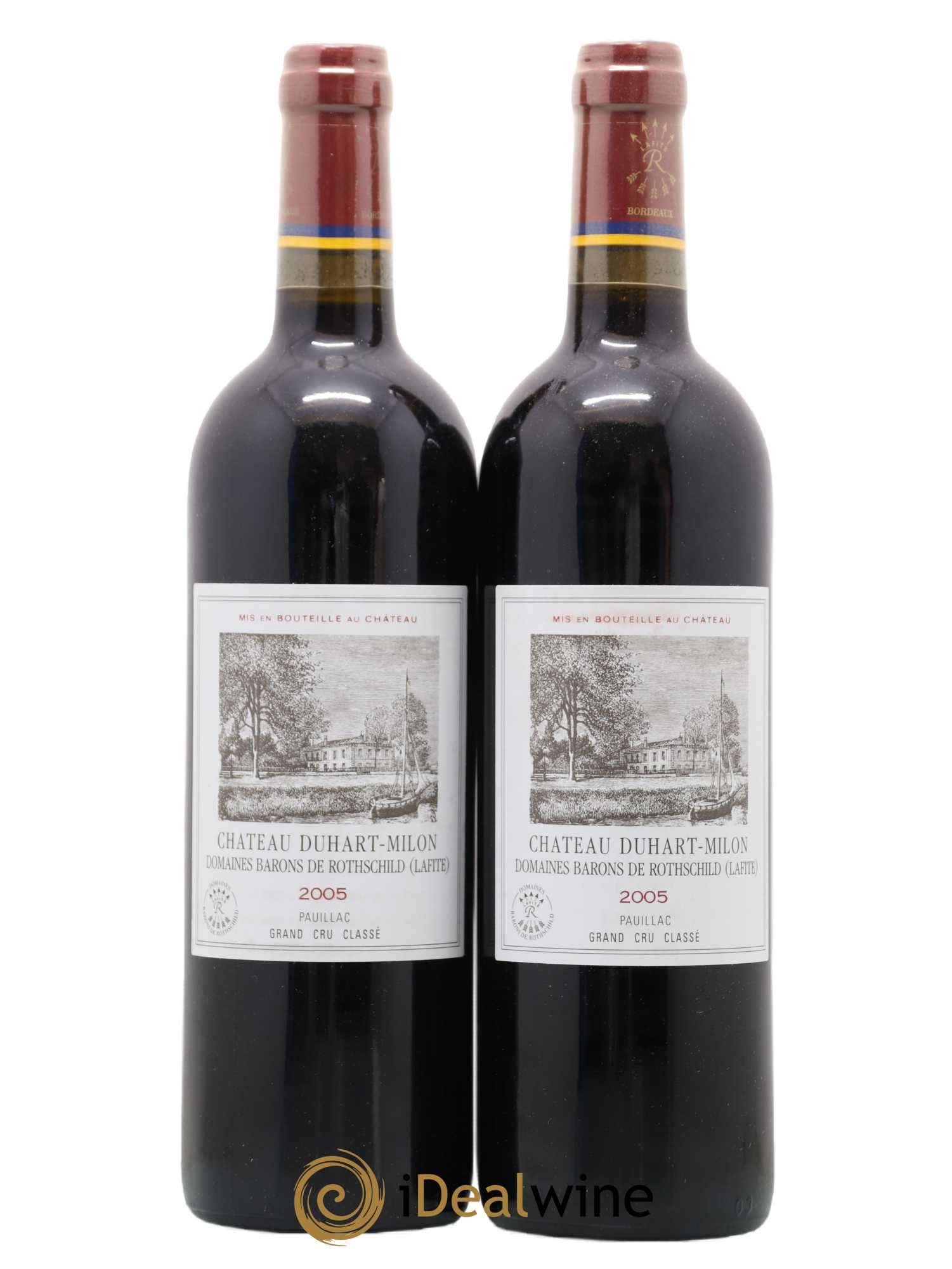 Château Duhart-Milon 4ème Grand Cru Classé 2005 - Lot de 2 bouteilles - 0