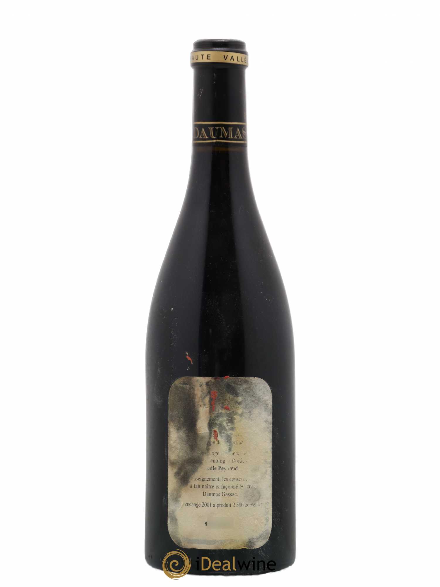Pays d'Hérault Mas de Daumas Gassac Cuvée Emile Peynaud Famille Guibert de La Vaissière 2001 - Lot de 1 bouteille - 1