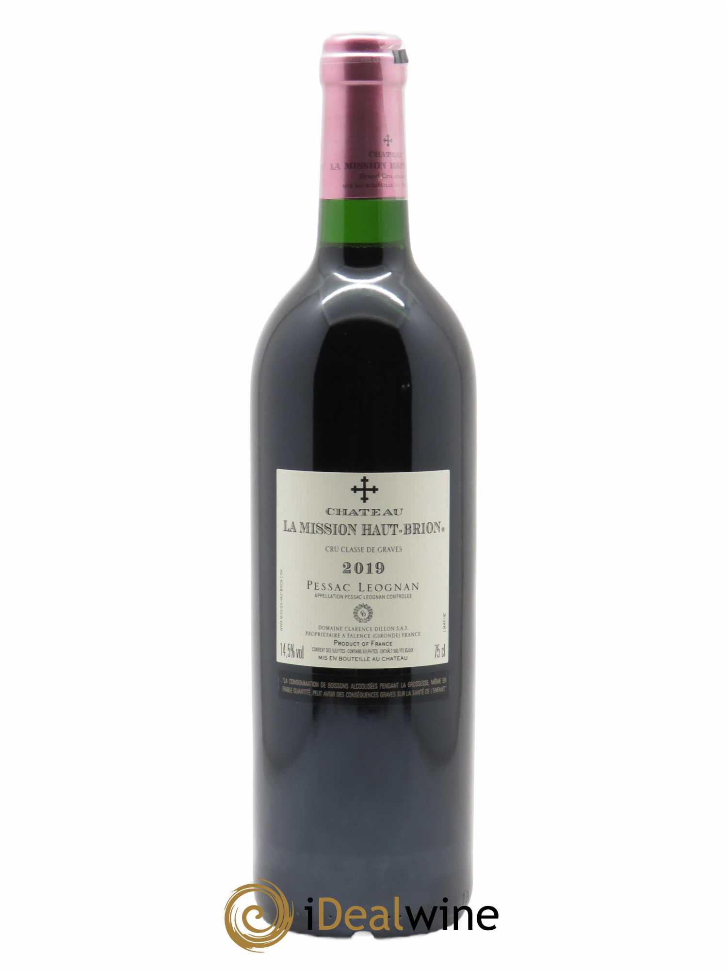 Château la Mission Haut-Brion Cru Classé de Graves (OWC if 3 bts) 2019 - Lot of 1 bottle - 1