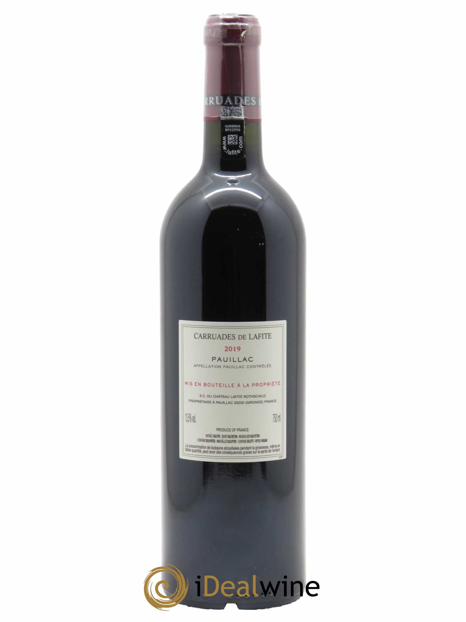 Carruades de Lafite Rothschild Second Vin (CBO à partir de 3 bts) 2019 - Lot de 1 bouteille - 1