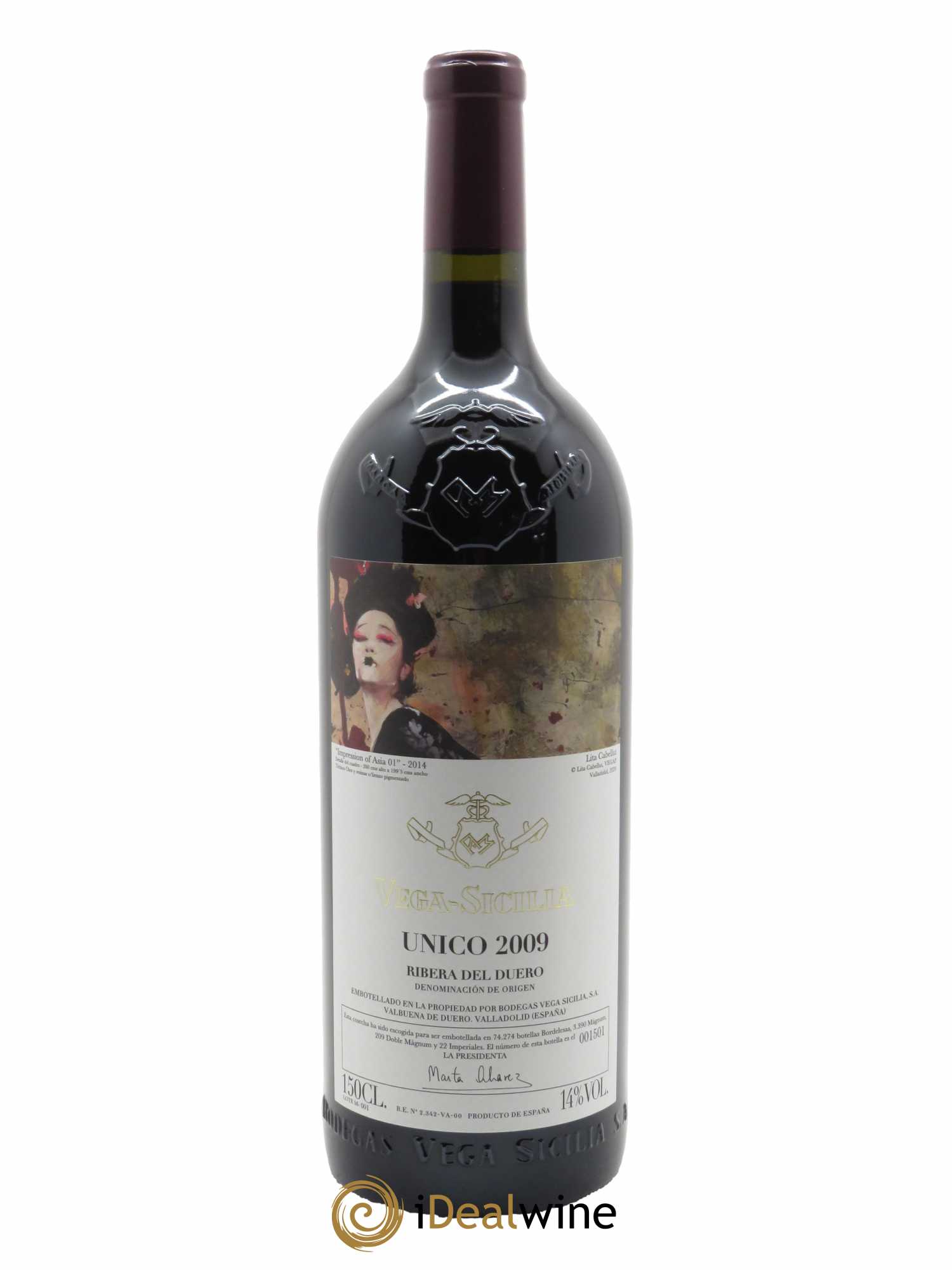 Ribera Del Duero DO Vega Sicilia Unico Famille Alvarez 2009 - Posten von 1 Magnum - 1