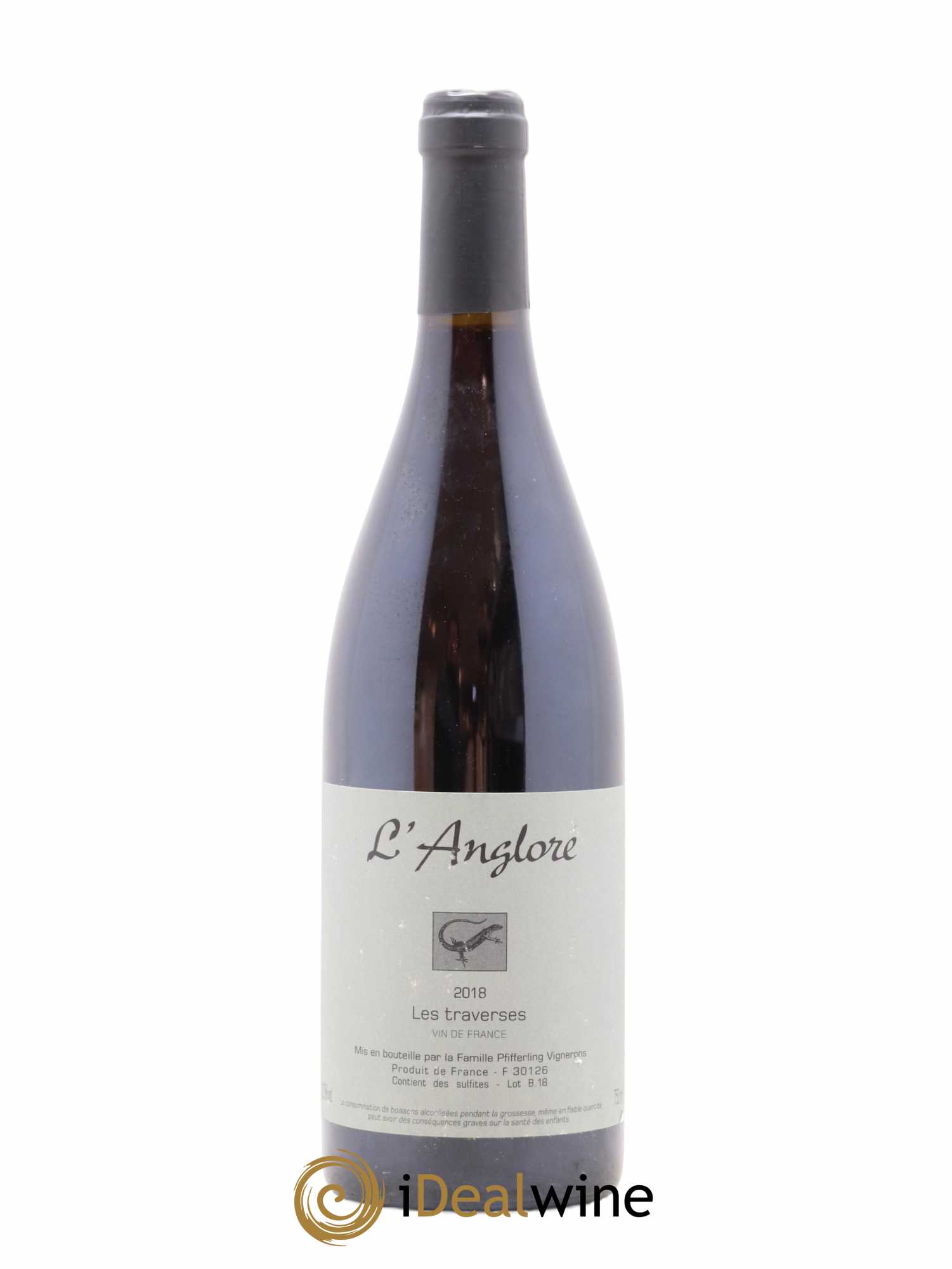 Vin de France Les Traverses L'Anglore 2018 - Lot de 1 bouteille - 0