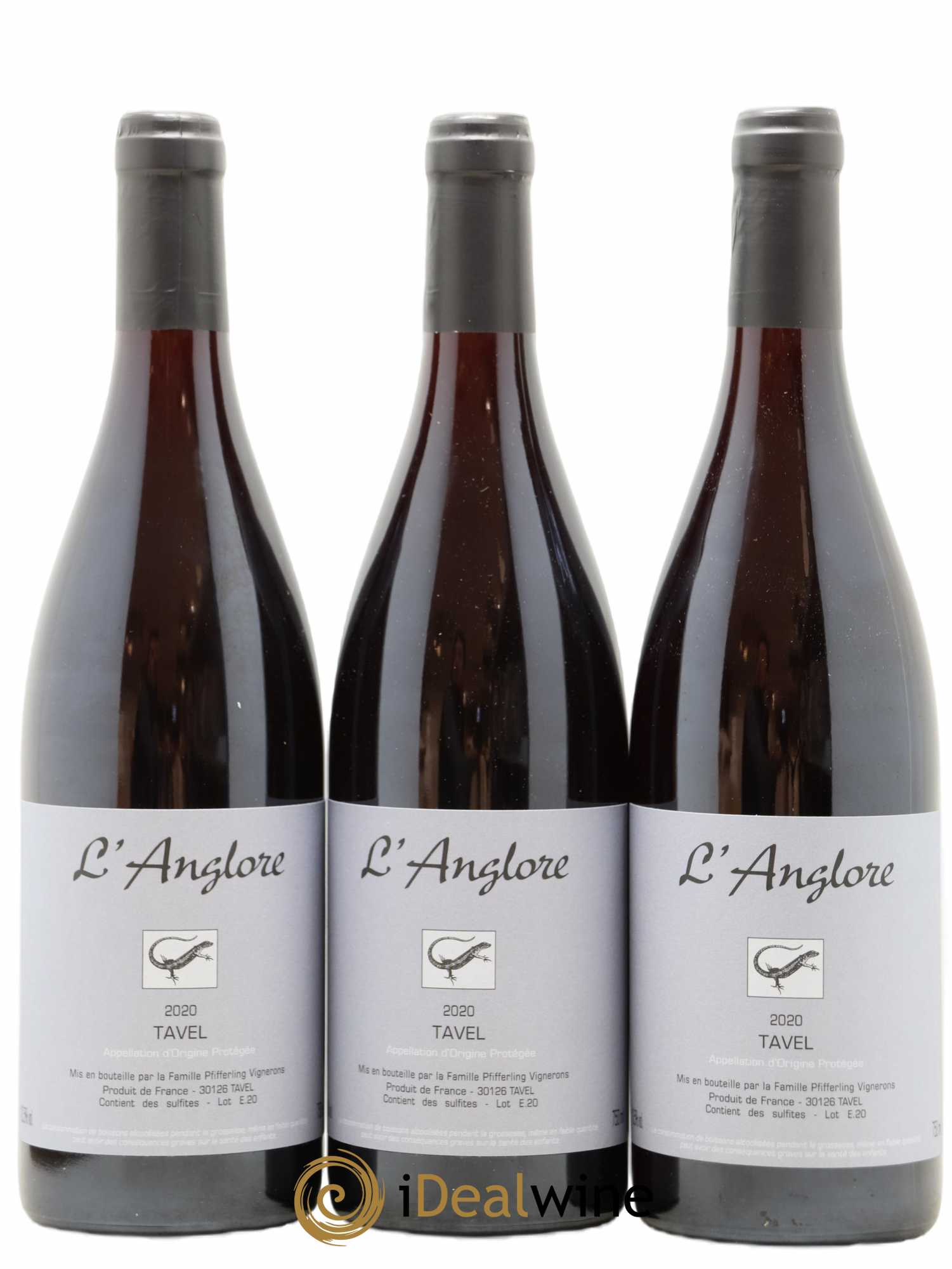Tavel L'Anglore 2020 - Posten von 3 Flaschen - 0