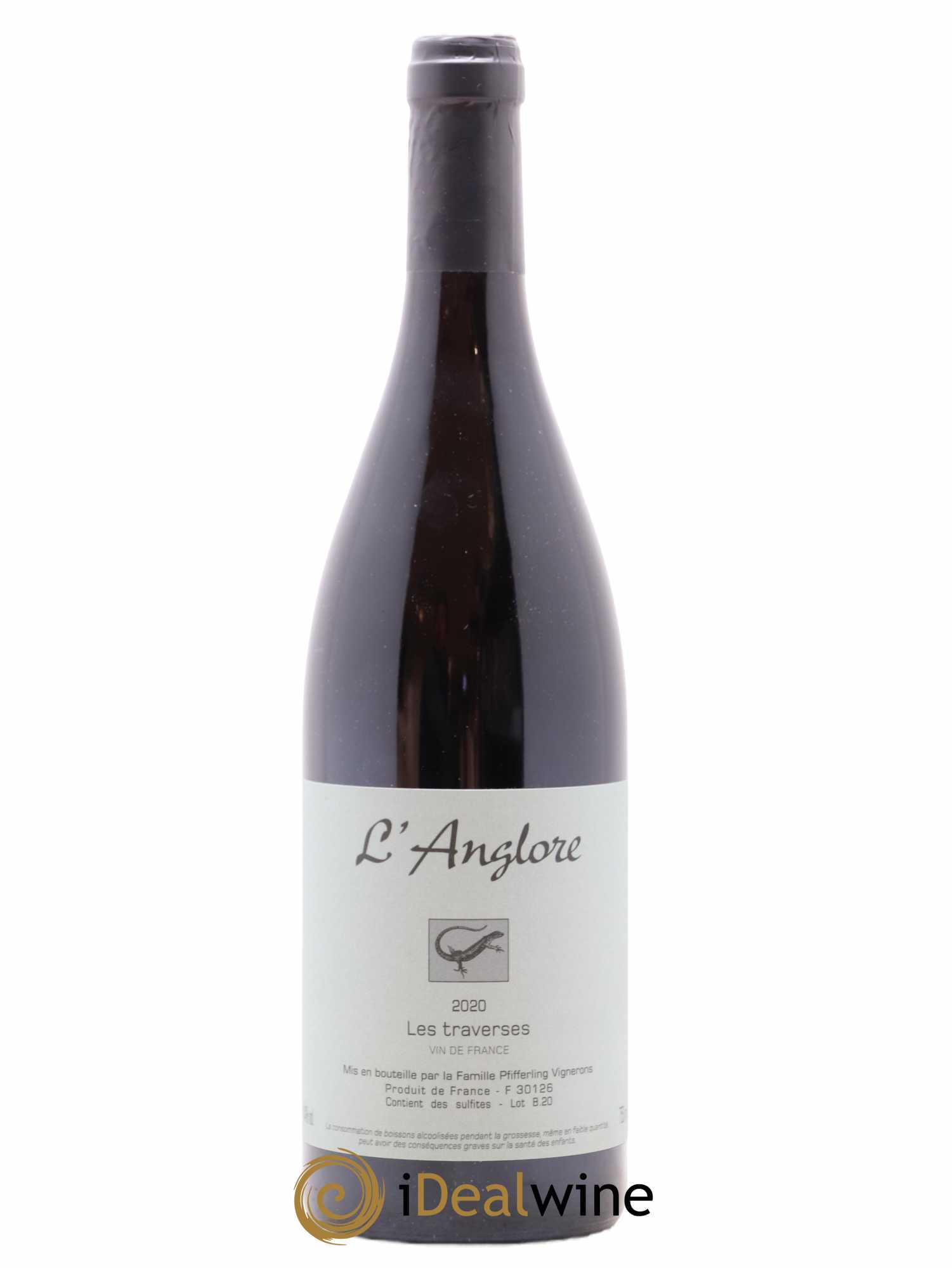 Vin de France Les Traverses L'Anglore 2020 - Lot de 1 bouteille - 0