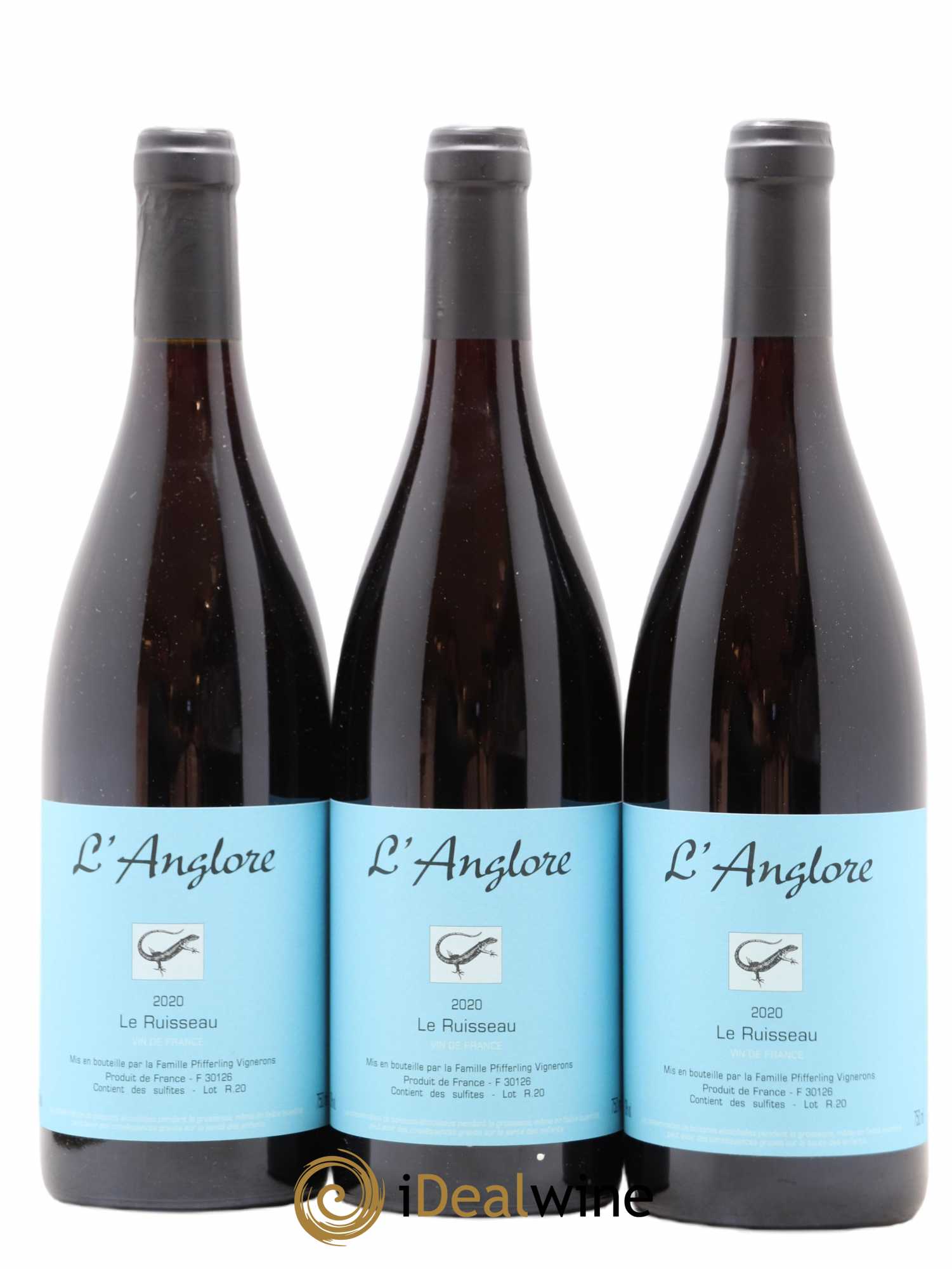 Vin de France Le Ruisseau L'Anglore 2020 - Lot de 3 bouteilles - 0