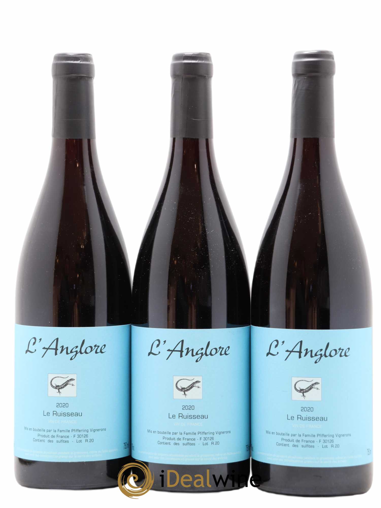 Vin de France Le Ruisseau L'Anglore 2020 - Lot de 3 bouteilles - 0