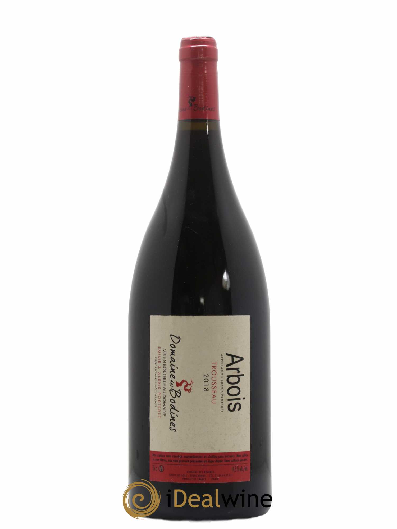 Arbois Trousseau Domaine des Bodines 2018 - Lot de 1 magnum - 0