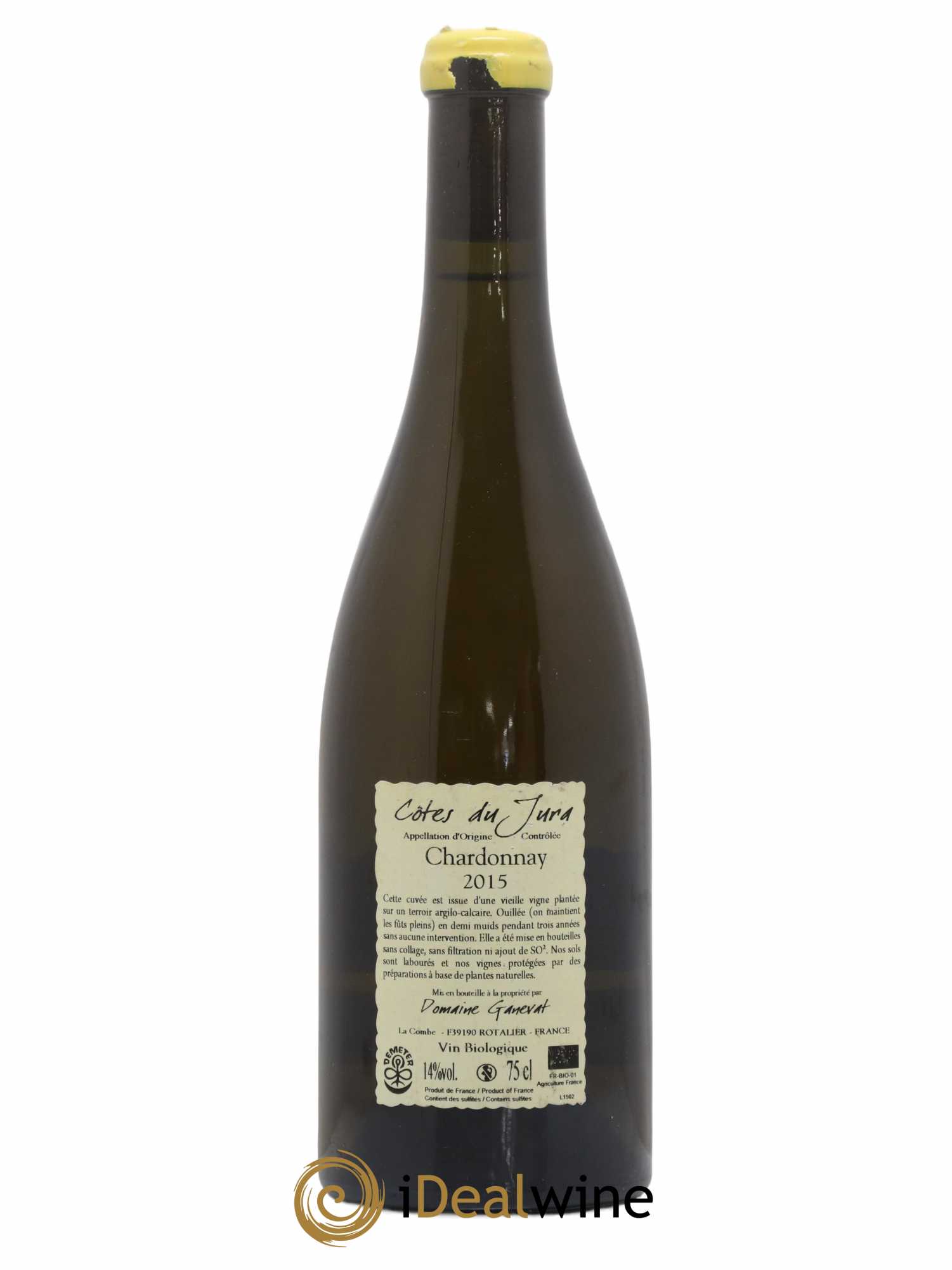 Côtes du Jura Les Chamois du Paradis Jean-François Ganevat (Domaine) 2015 - Lot de 1 bouteille - 1