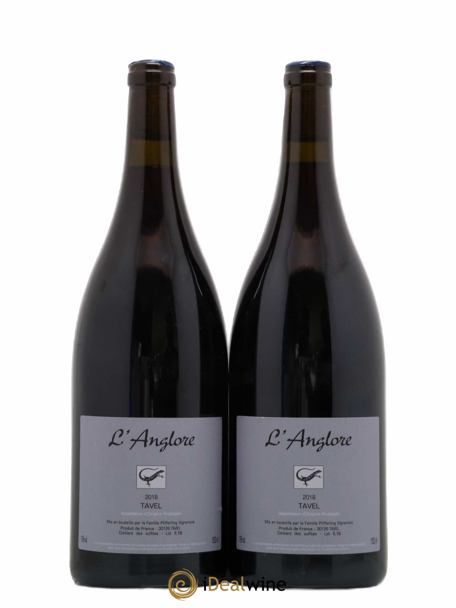 Tavel L'Anglore 2018 - Posten von 2 Magnum - 0
