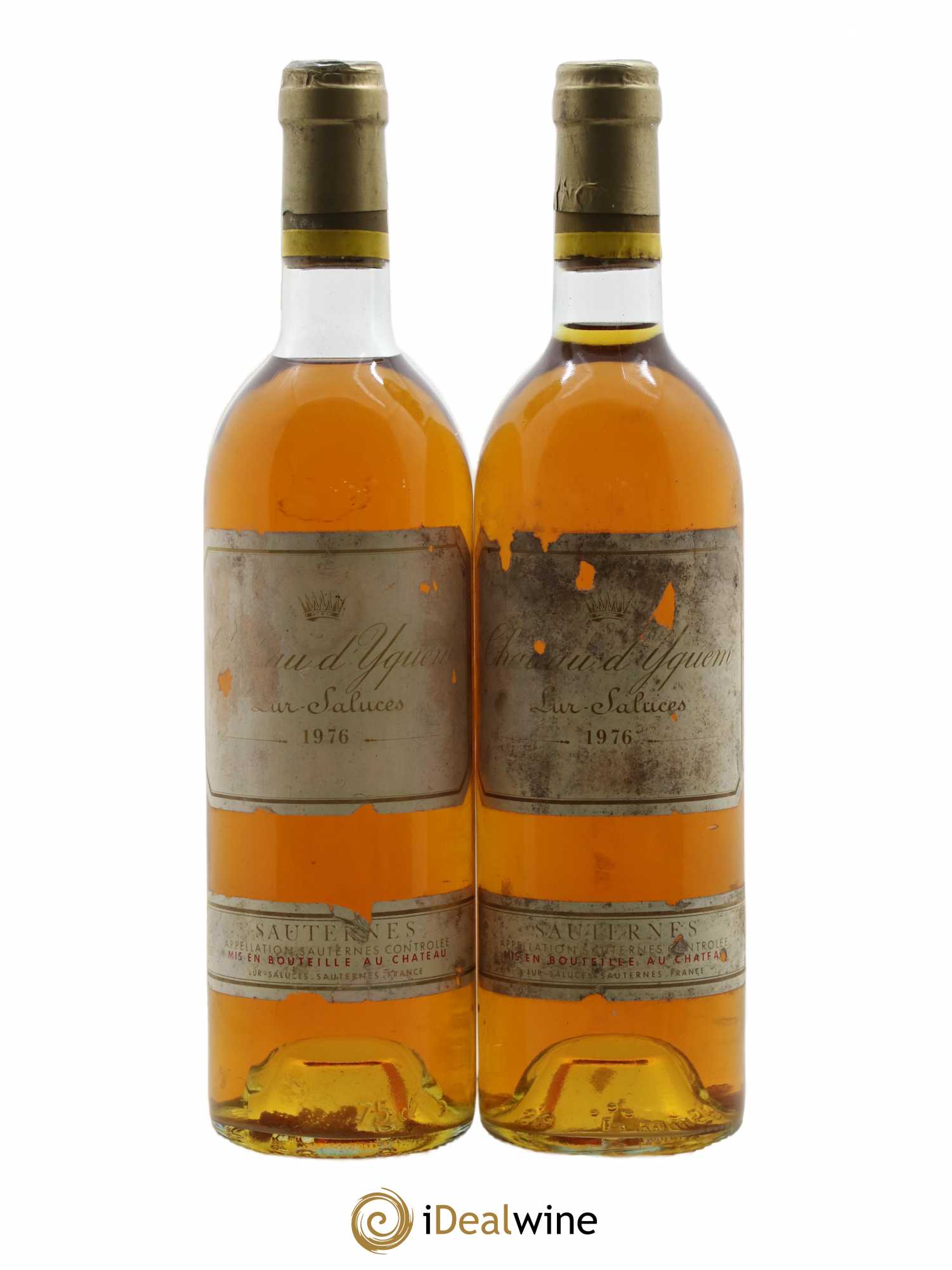 Château d' Yquem 1er Cru Classé Supérieur 1976 - Lotto di 2 bottiglie - 0
