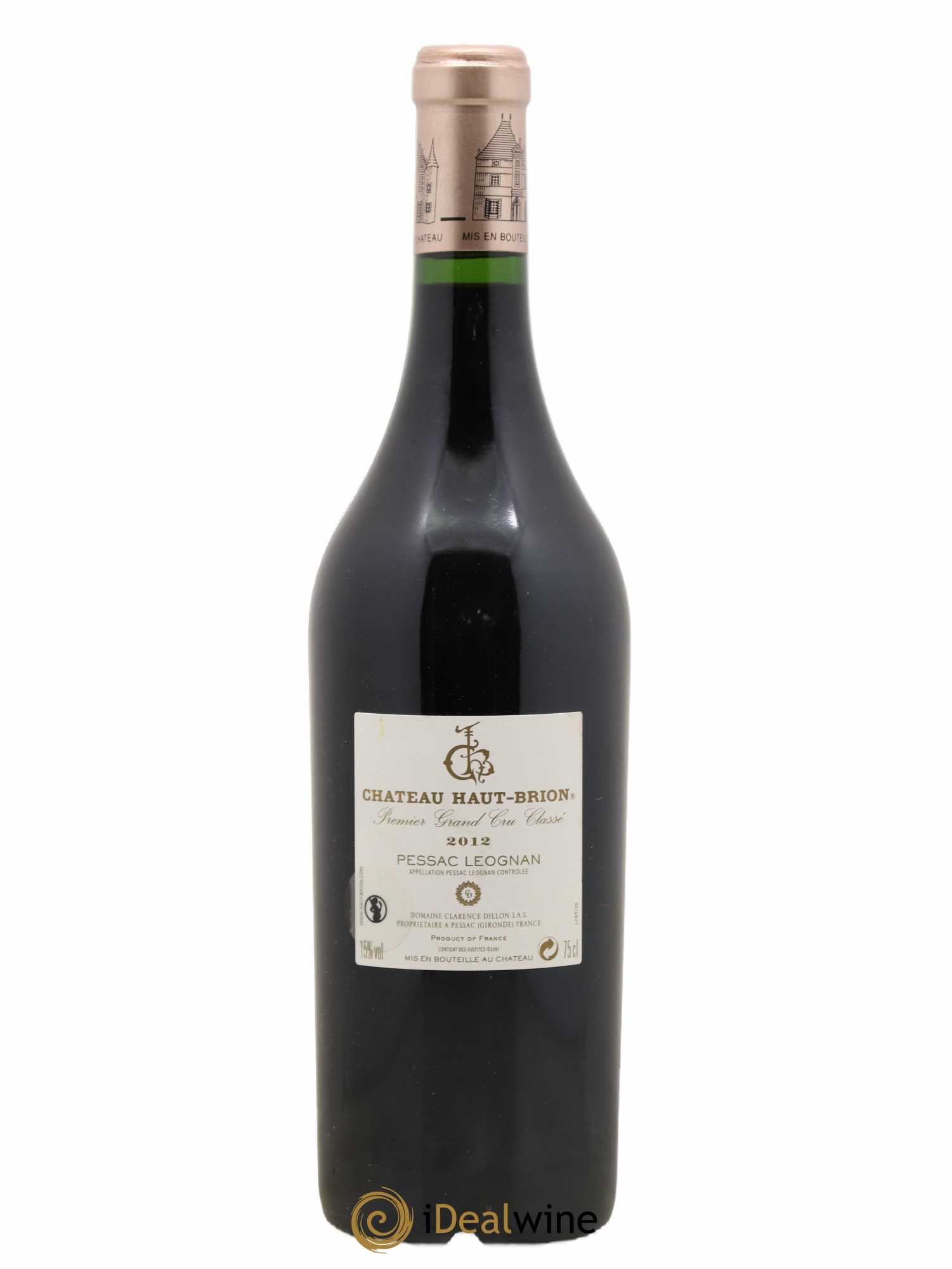 Château Haut Brion 1er Grand Cru Classé 2012 - Lot de 1 bouteille - 1