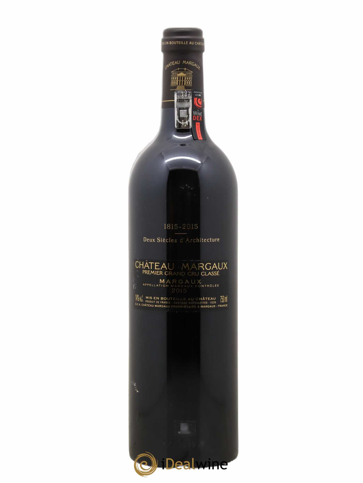 Château Margaux 1er Grand Cru Classé 2015 - Lot de 1 bouteille - 1