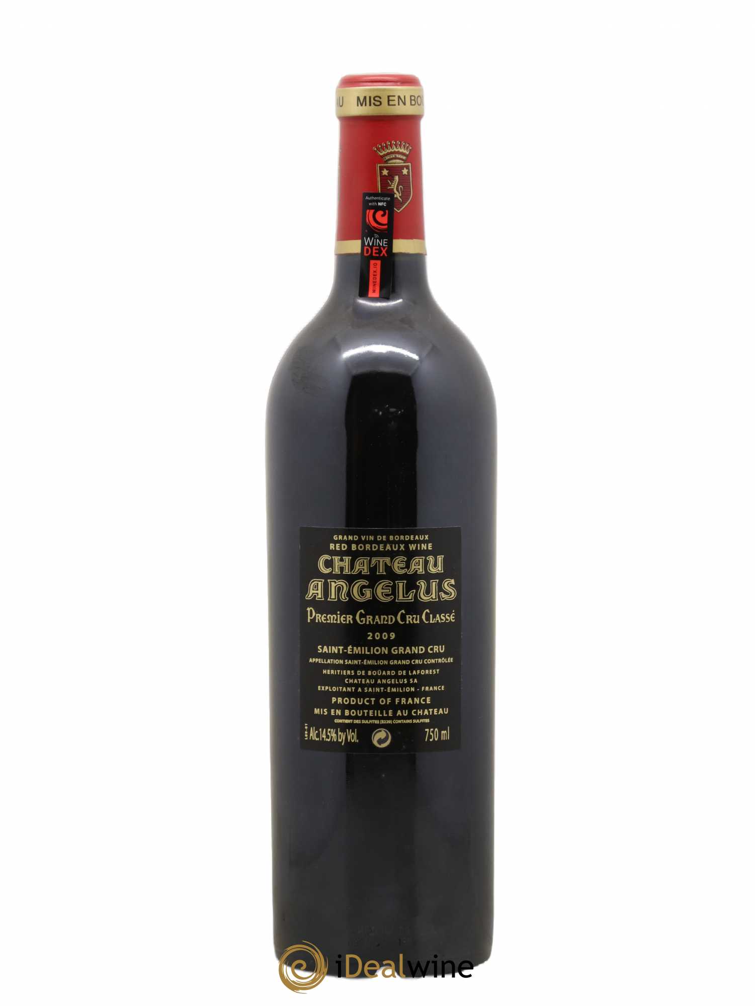 Château Angélus 1er Grand Cru Classé A 2009 - Lot de 1 bouteille - 1