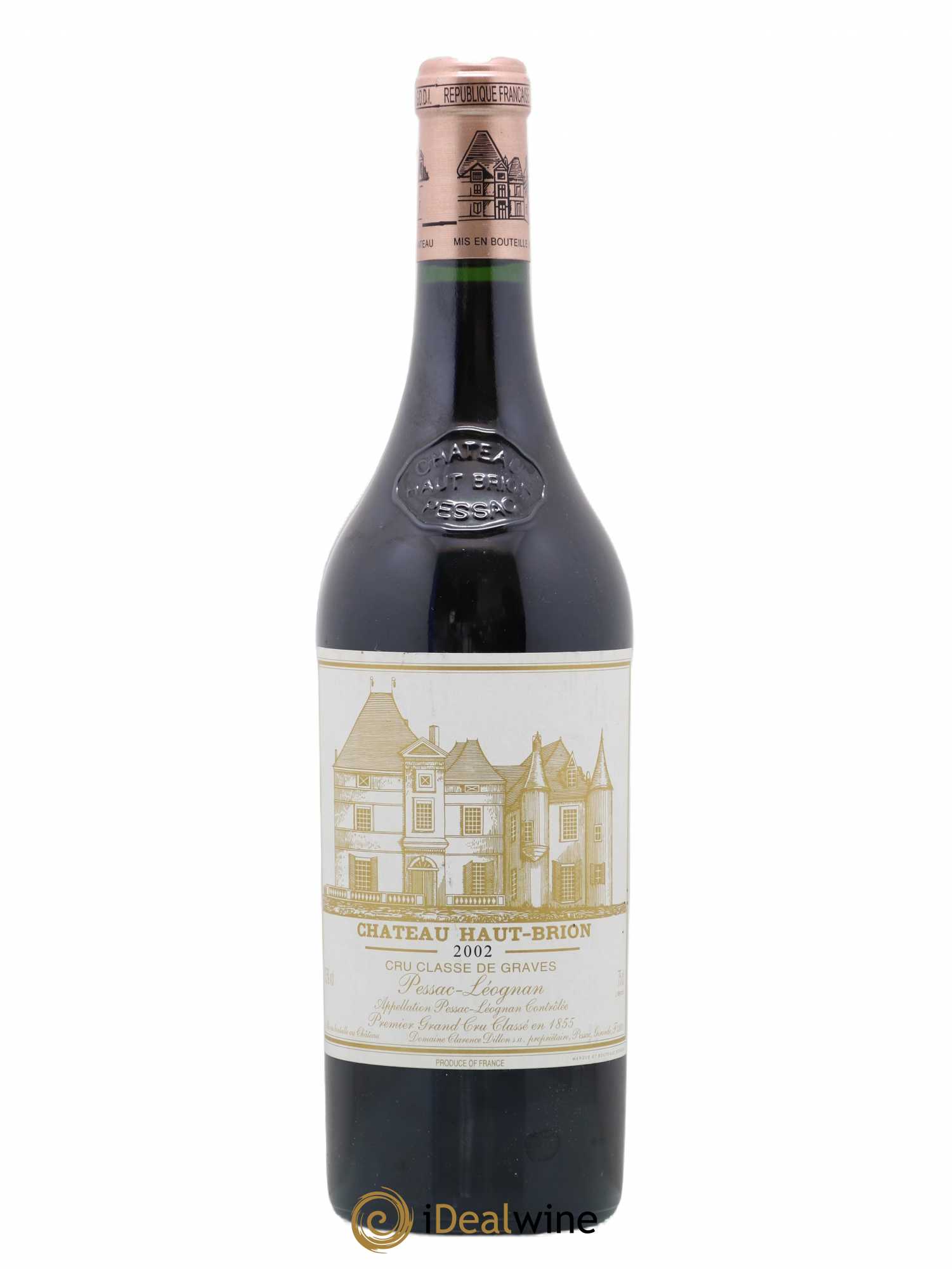 Château Haut Brion 1er Grand Cru Classé 2002 - Lot de 1 bouteille - 0