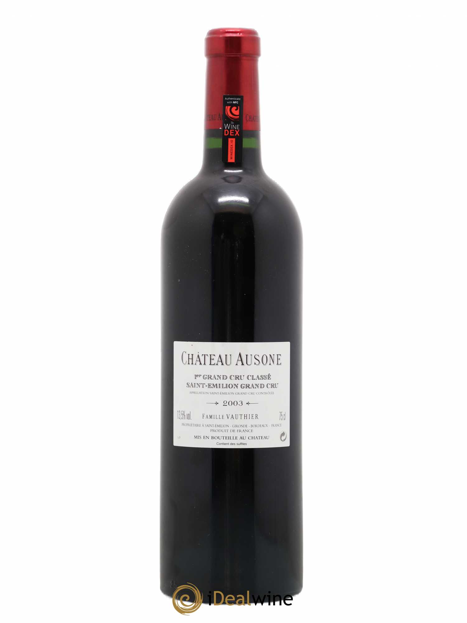 Château Ausone 1er Grand Cru Classé A 2003 - Lot de 1 bouteille - 1