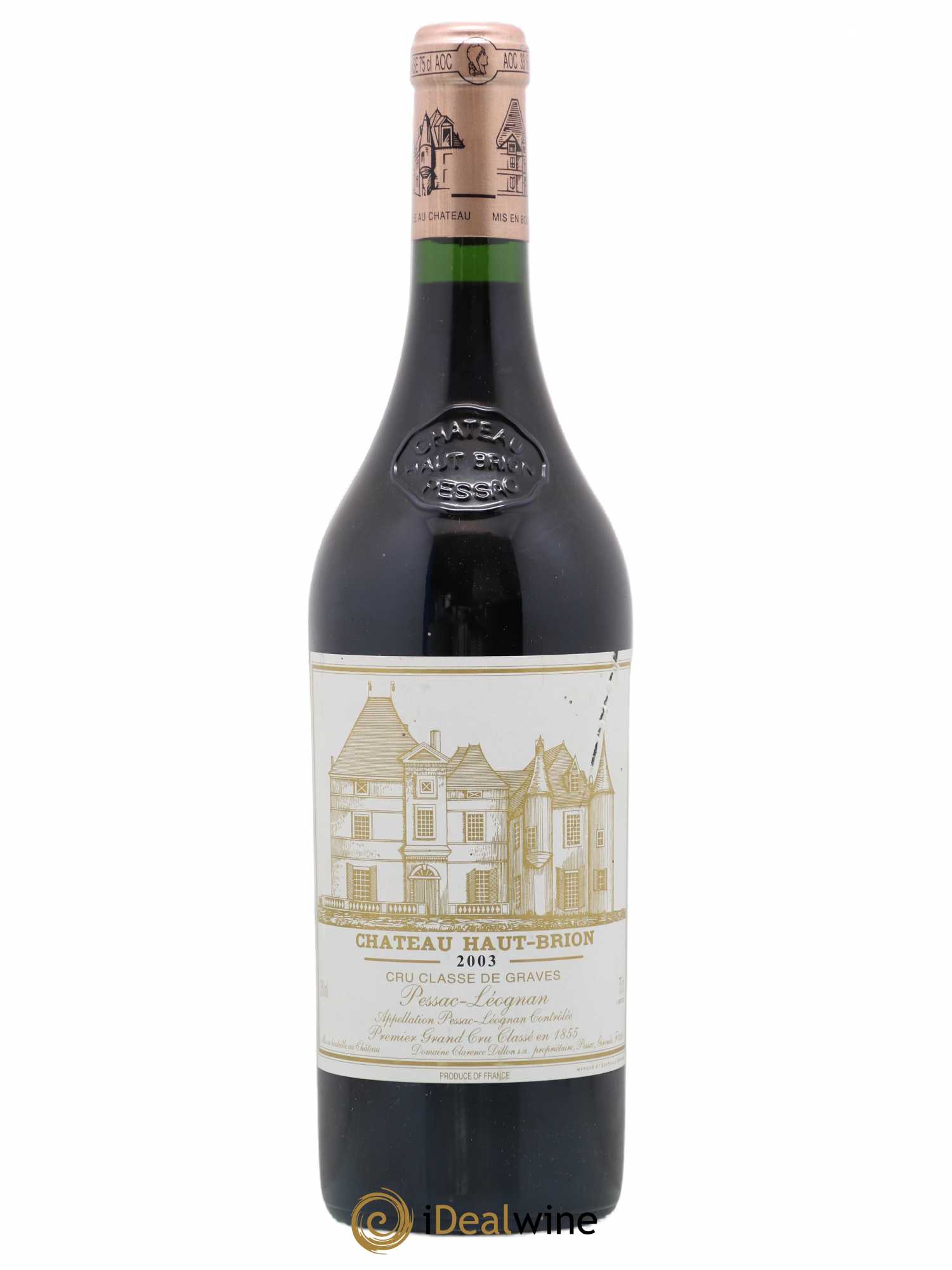 Château Haut Brion 1er Grand Cru Classé 2003 - Lot de 1 bouteille - 0