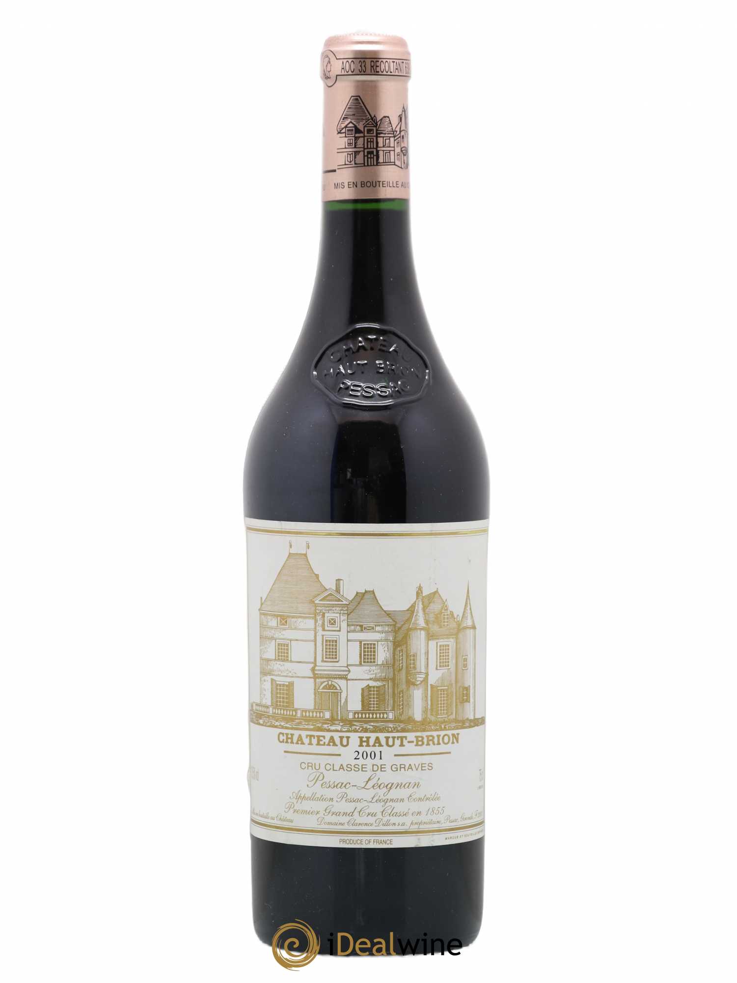 Château Haut Brion 1er Grand Cru Classé 2001 - Lot de 1 bouteille - 0