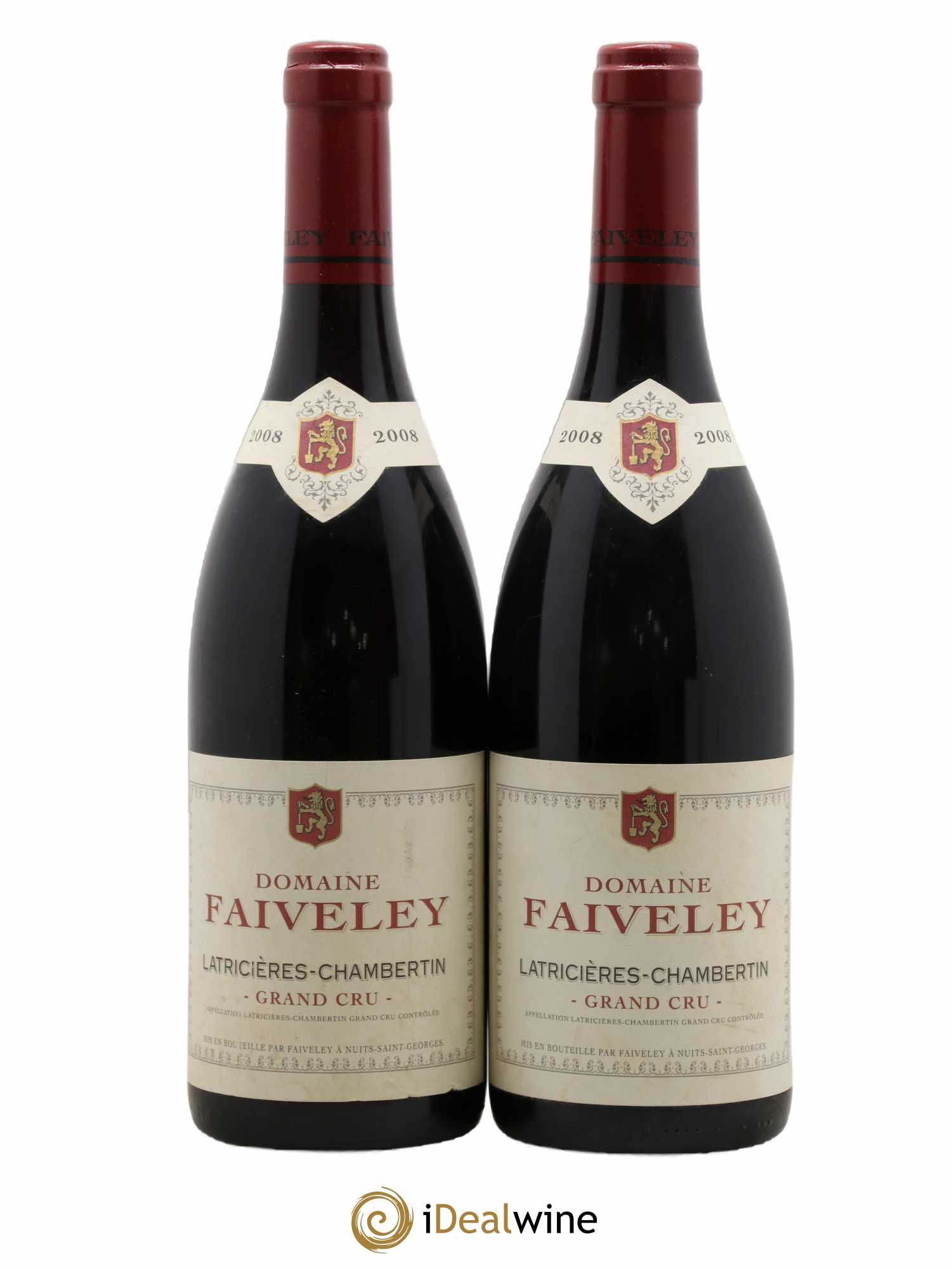 Latricières-Chambertin Grand Cru Faiveley 2008 - Lot de 2 bouteilles - 0