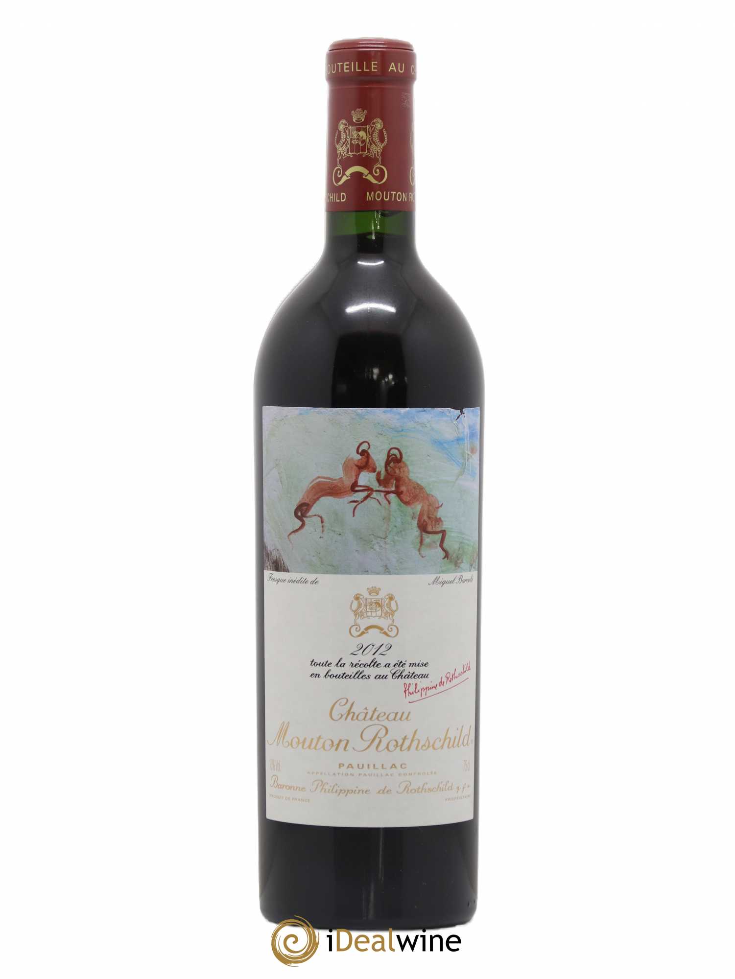 Château Mouton Rothschild 1er Grand Cru Classé 2012 - Lot de 1 bouteille - 0