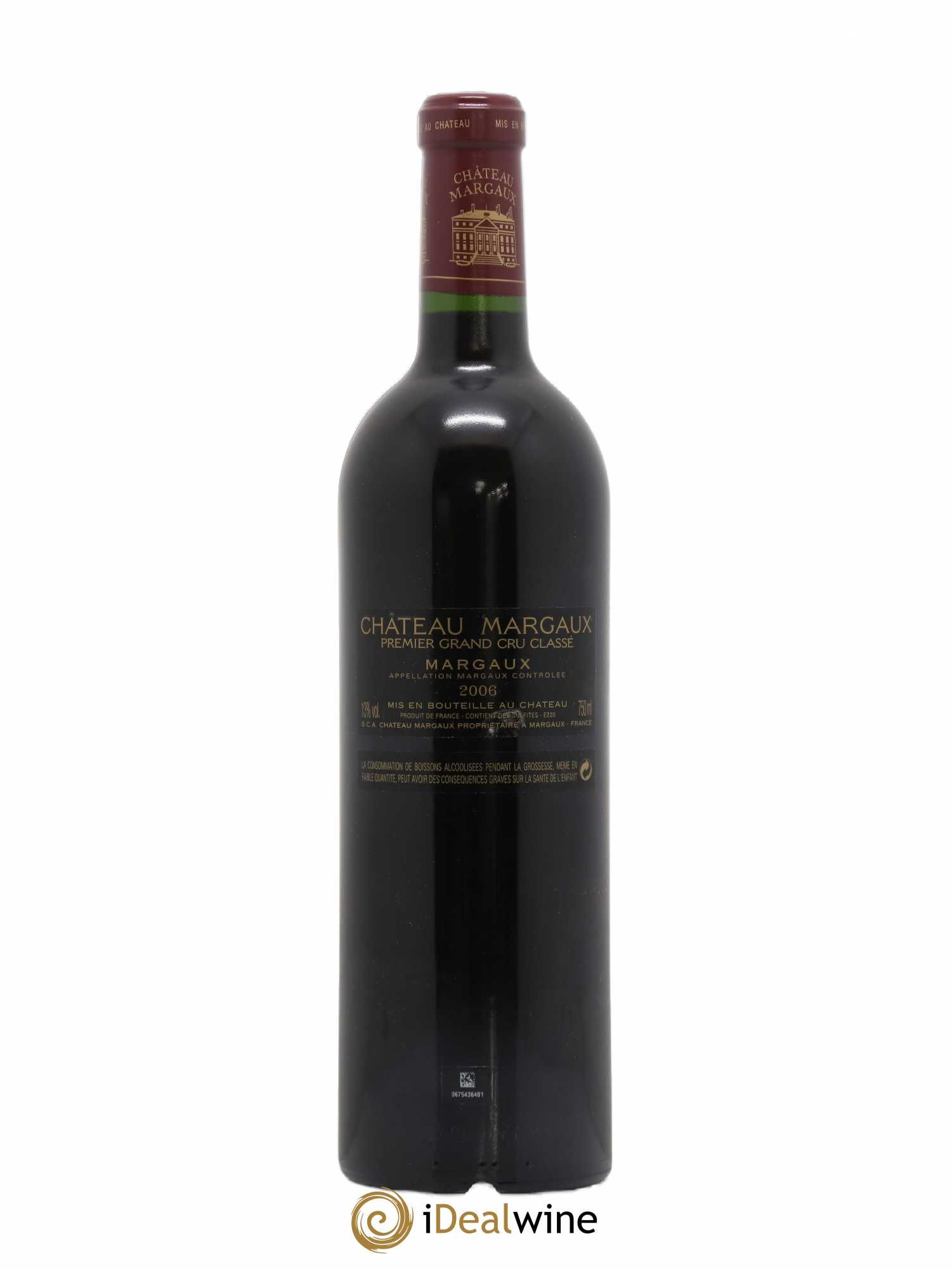 Château Margaux 1er Grand Cru Classé 2006 - Lot de 1 bouteille - 1