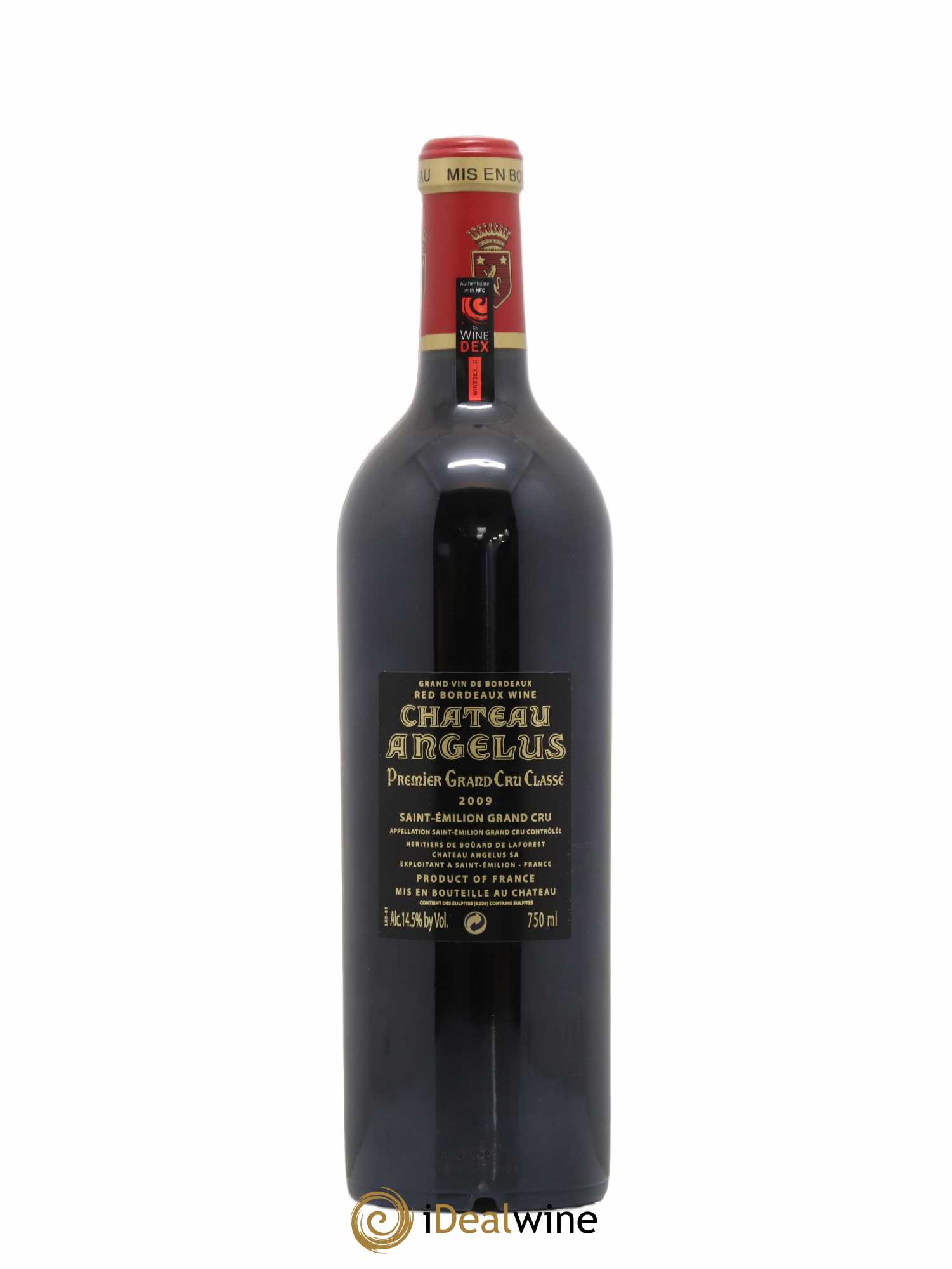 Château Angélus 1er Grand Cru Classé A 2009 - Lot de 1 bouteille - 1