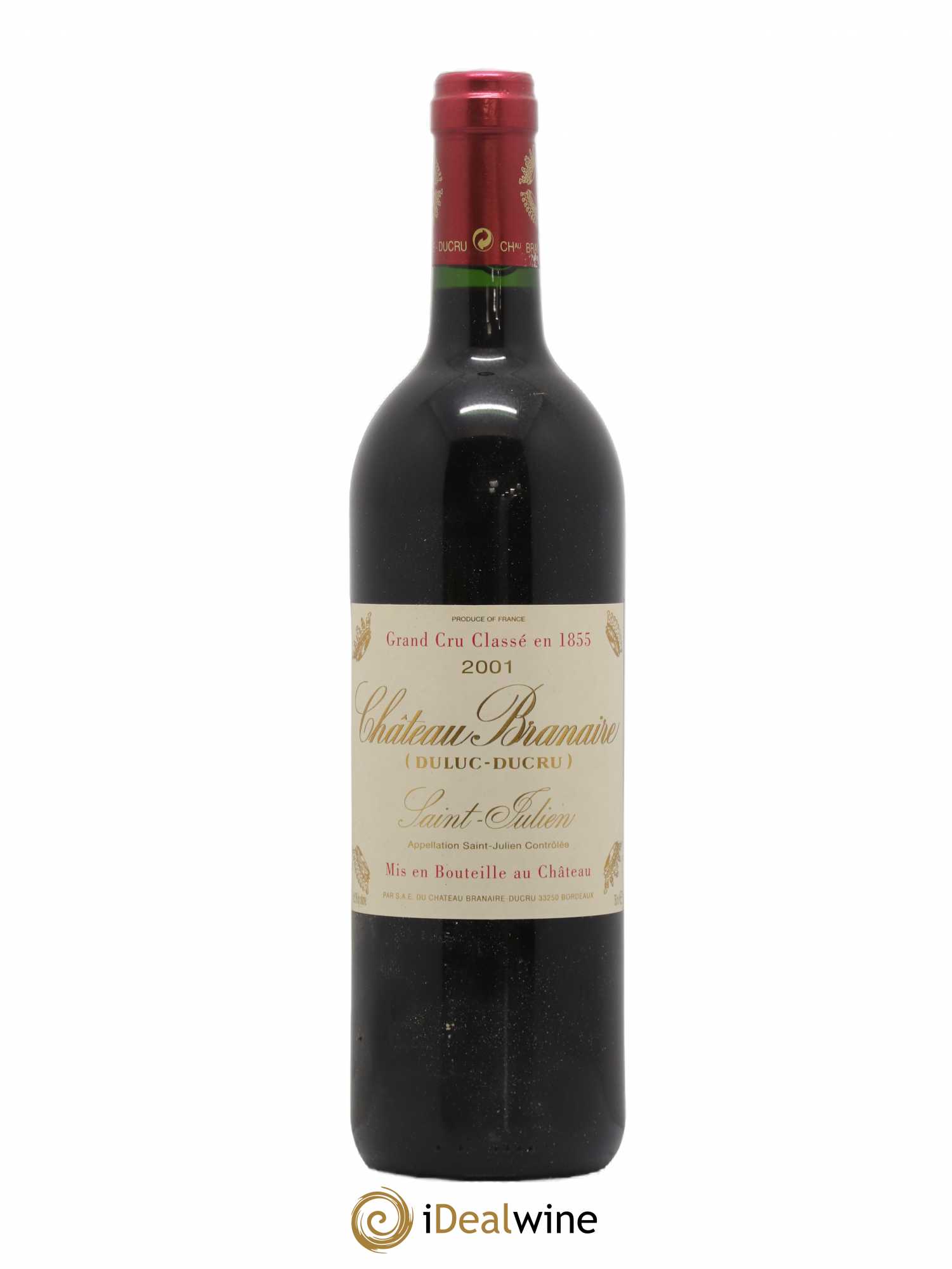 Château Branaire Ducru 4ème Grand Cru Classé 2001 - Lot de 1 bouteille - 0