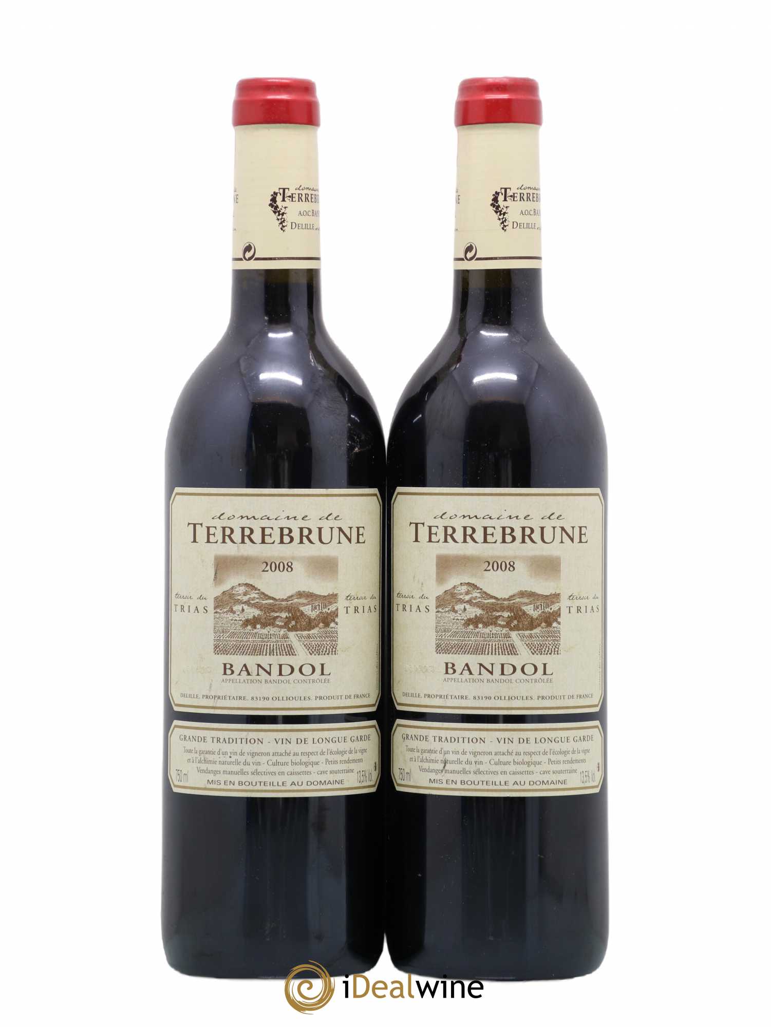 Bandol Terrebrune (Domaine de) 2008 - Lot de 2 bouteilles - 0