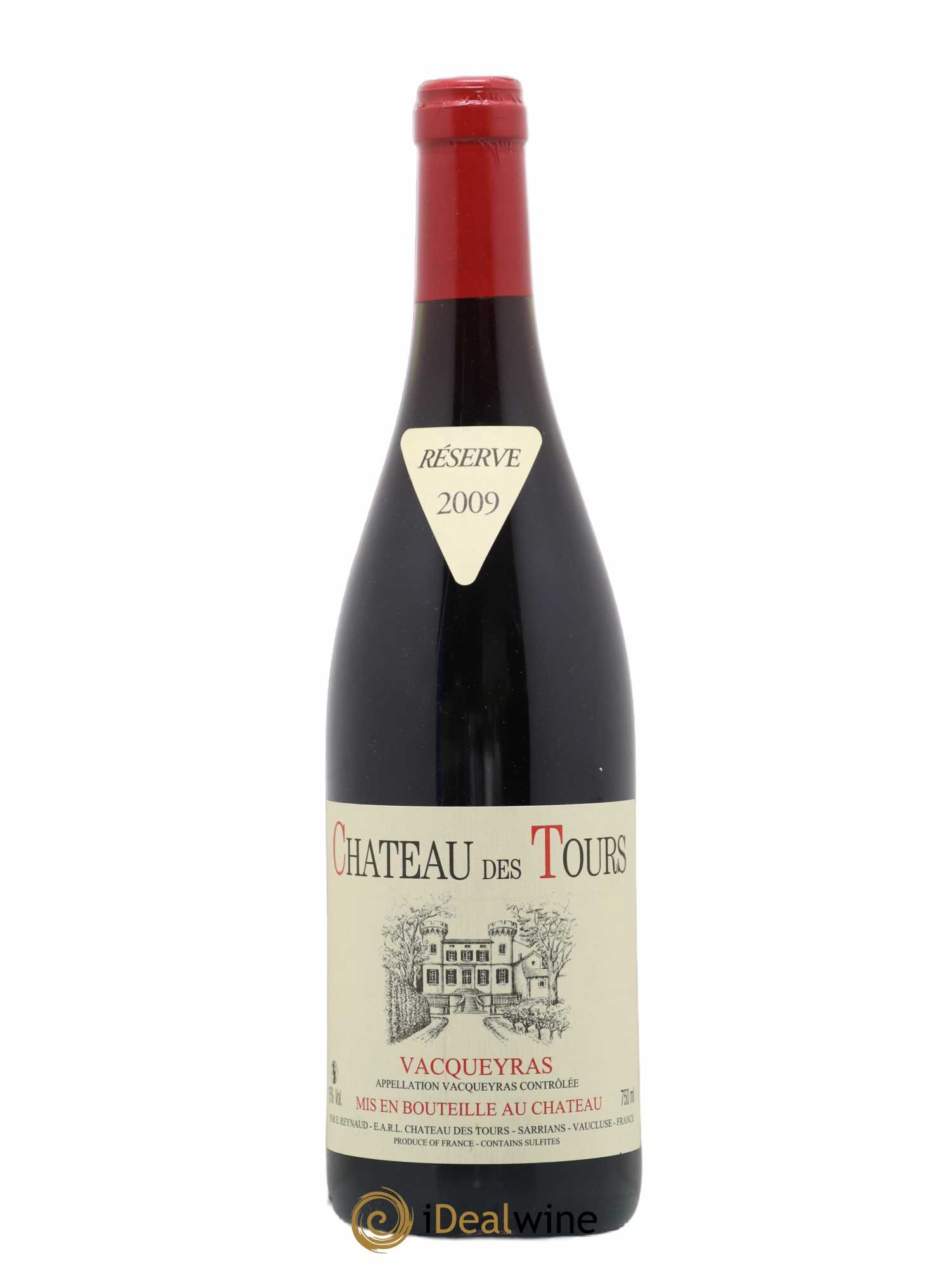 Vacqueyras Château des Tours Emmanuel Reynaud 2009 - Lot de 1 bouteille - 0