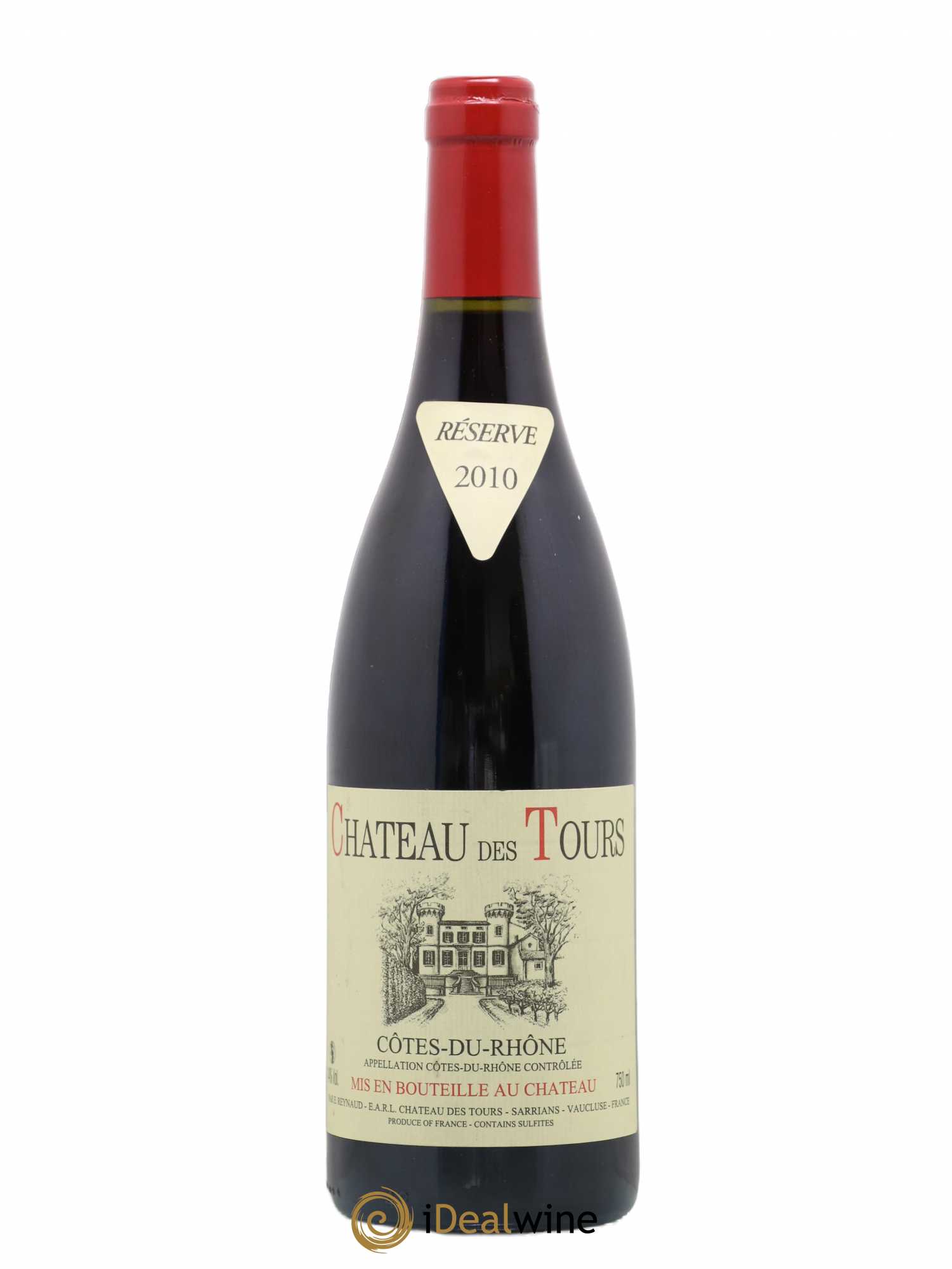 Côtes-du-Rhône Château des Tours Emmanuel Reynaud 2010 - Lot de 1 bouteille - 0