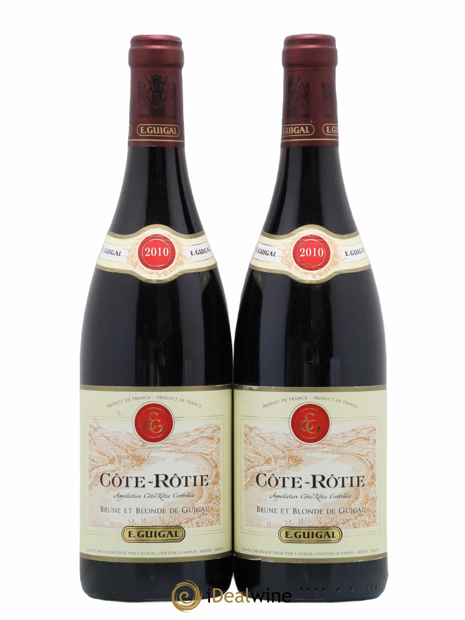 Côte-Rôtie Côtes Brune et Blonde Guigal 2010 - Lot de 2 bouteilles - 0