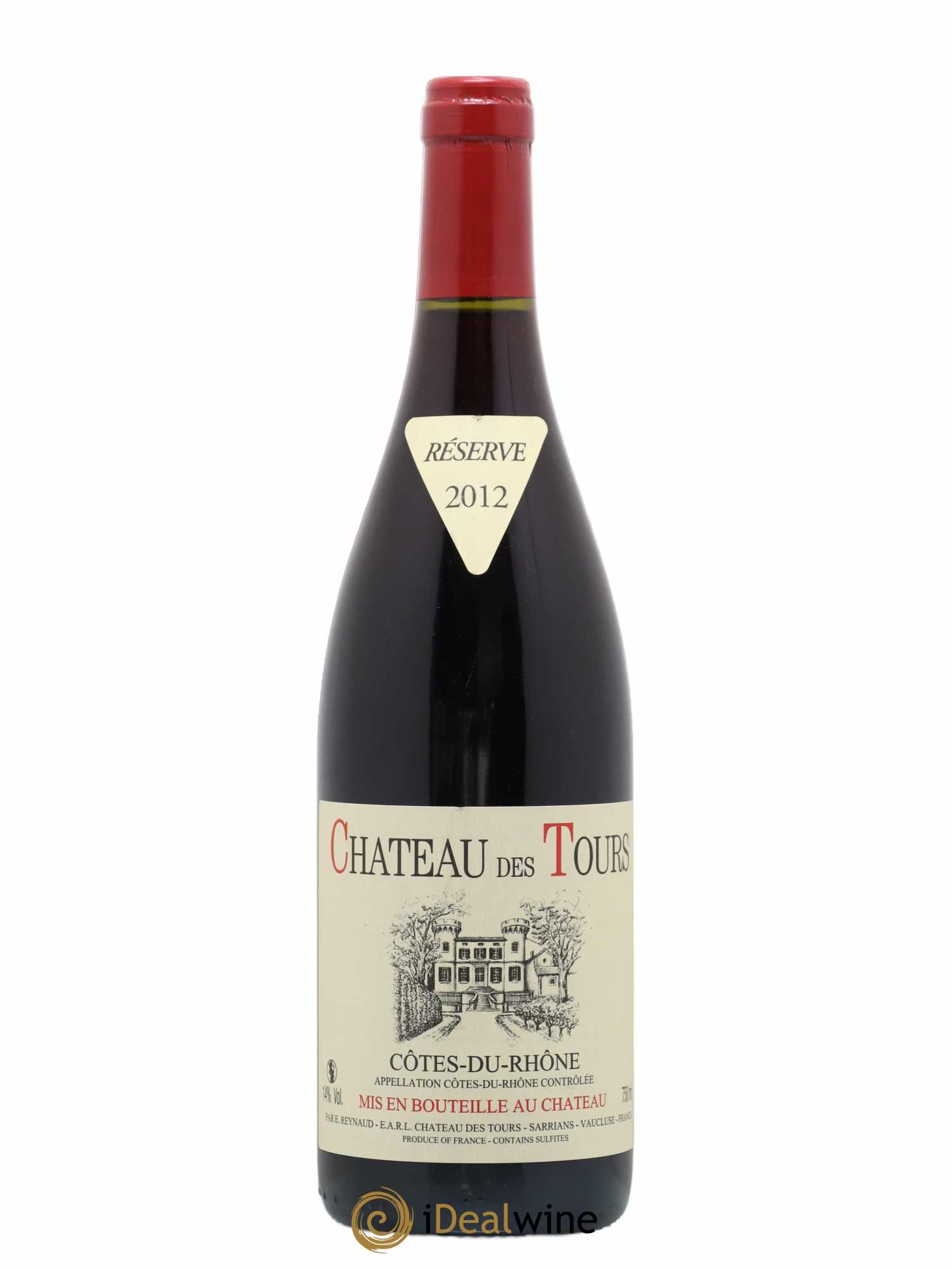 Côtes-du-Rhône Château des Tours Emmanuel Reynaud 2012 - Lot de 1 bouteille - 0