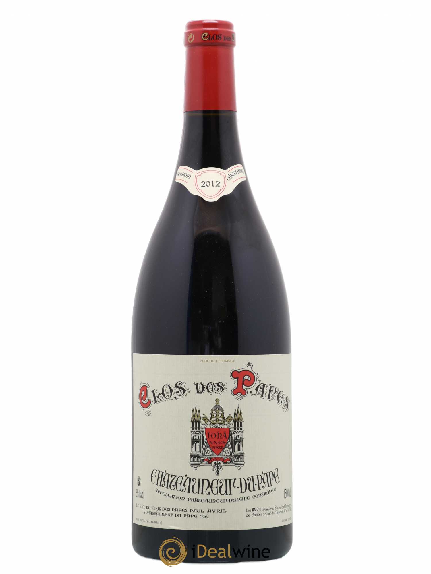 Châteauneuf-du-Pape Clos des Papes - Paul Avril 2012 - Lot de 1 magnum - 0