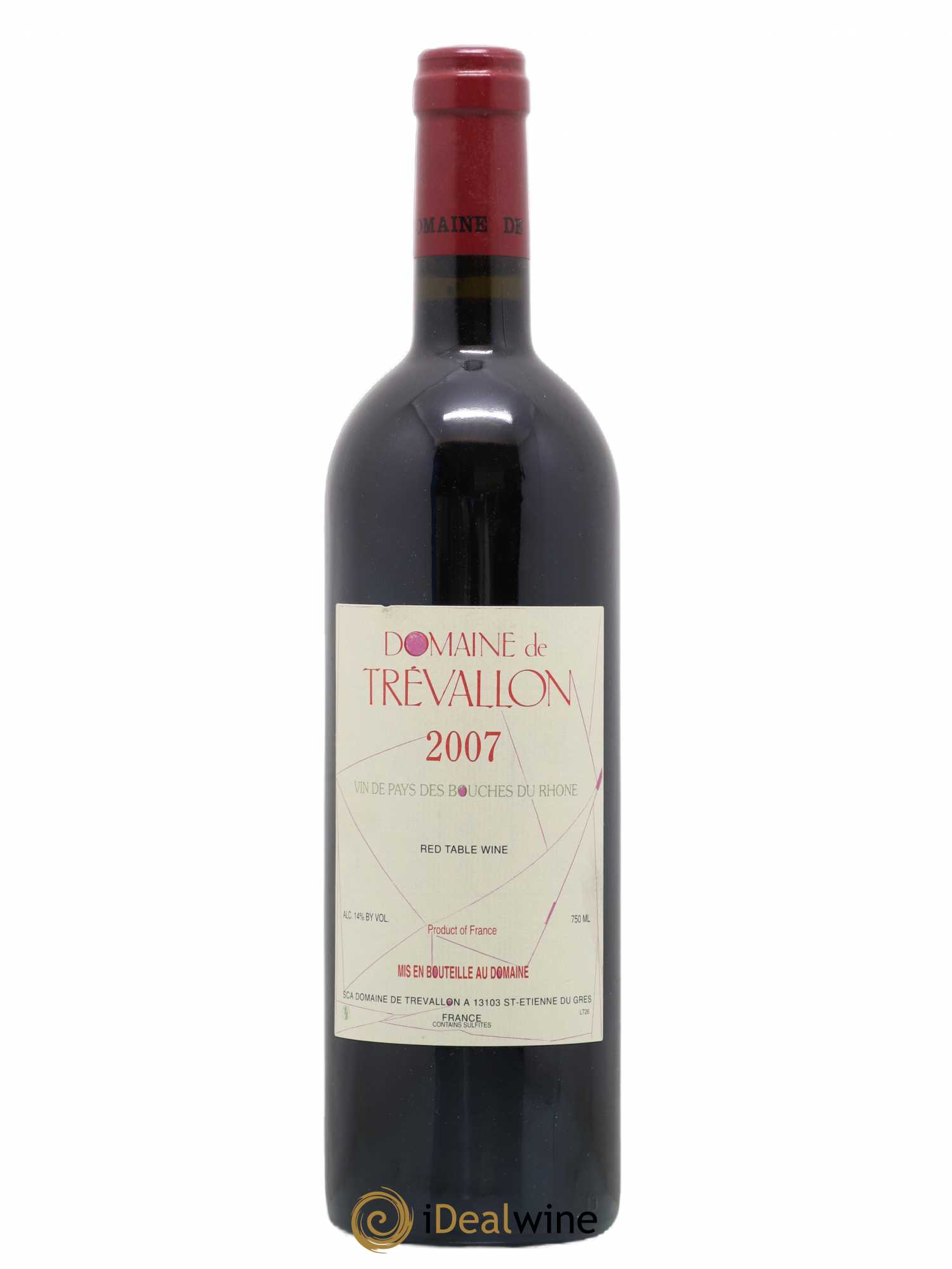 VDP Bouches du Rhône Trévallon (Domaine de) Eloi Dürrbach 2007 - Lot de 1 bouteille - 0