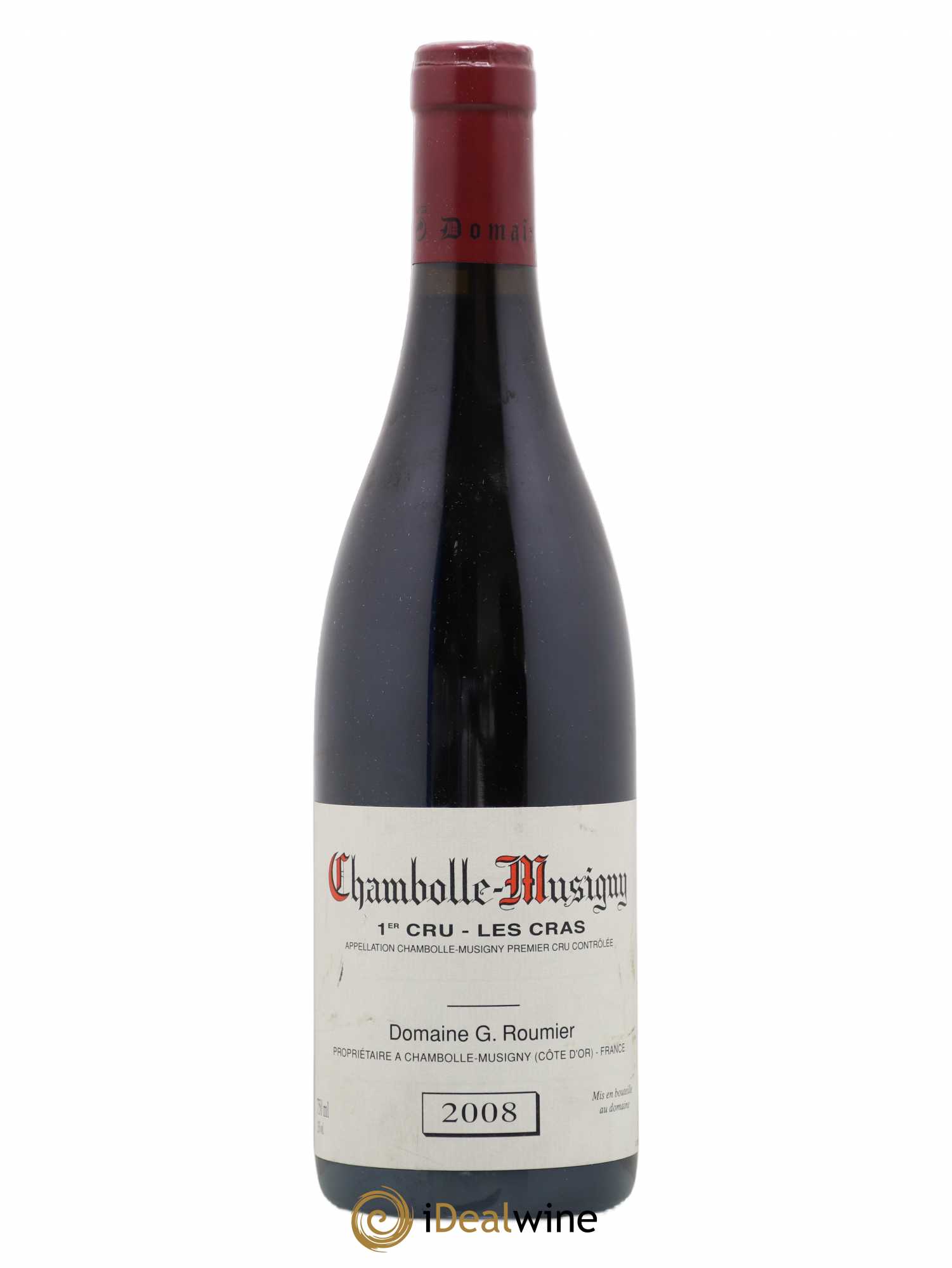 Chambolle-Musigny 1er Cru Les Cras Georges Roumier (Domaine) 2008 - Lot de 1 bouteille - 0