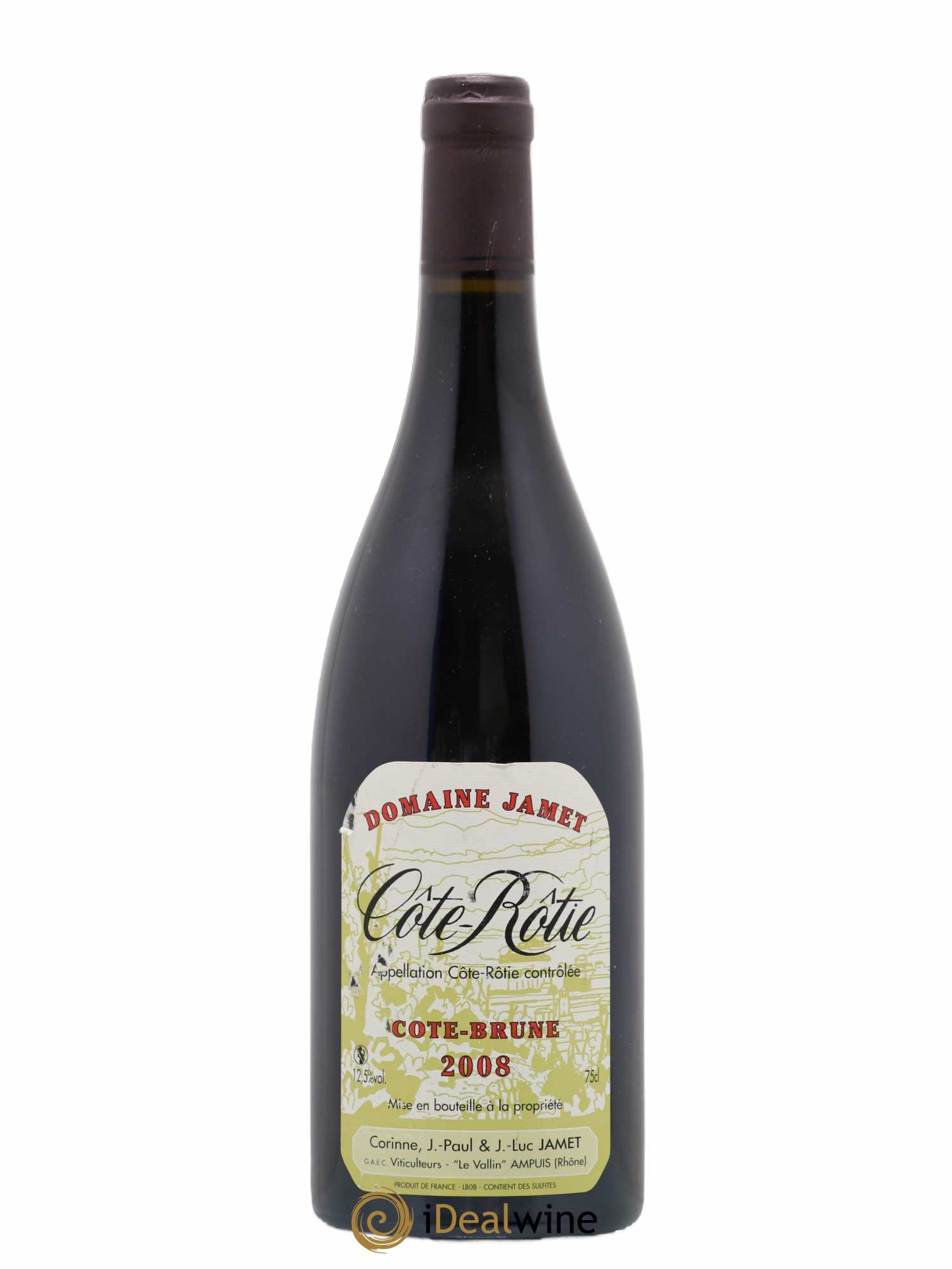Côte-Rôtie Côte Brune Jamet (Domaine) 2008 - Lot de 1 bouteille - 0