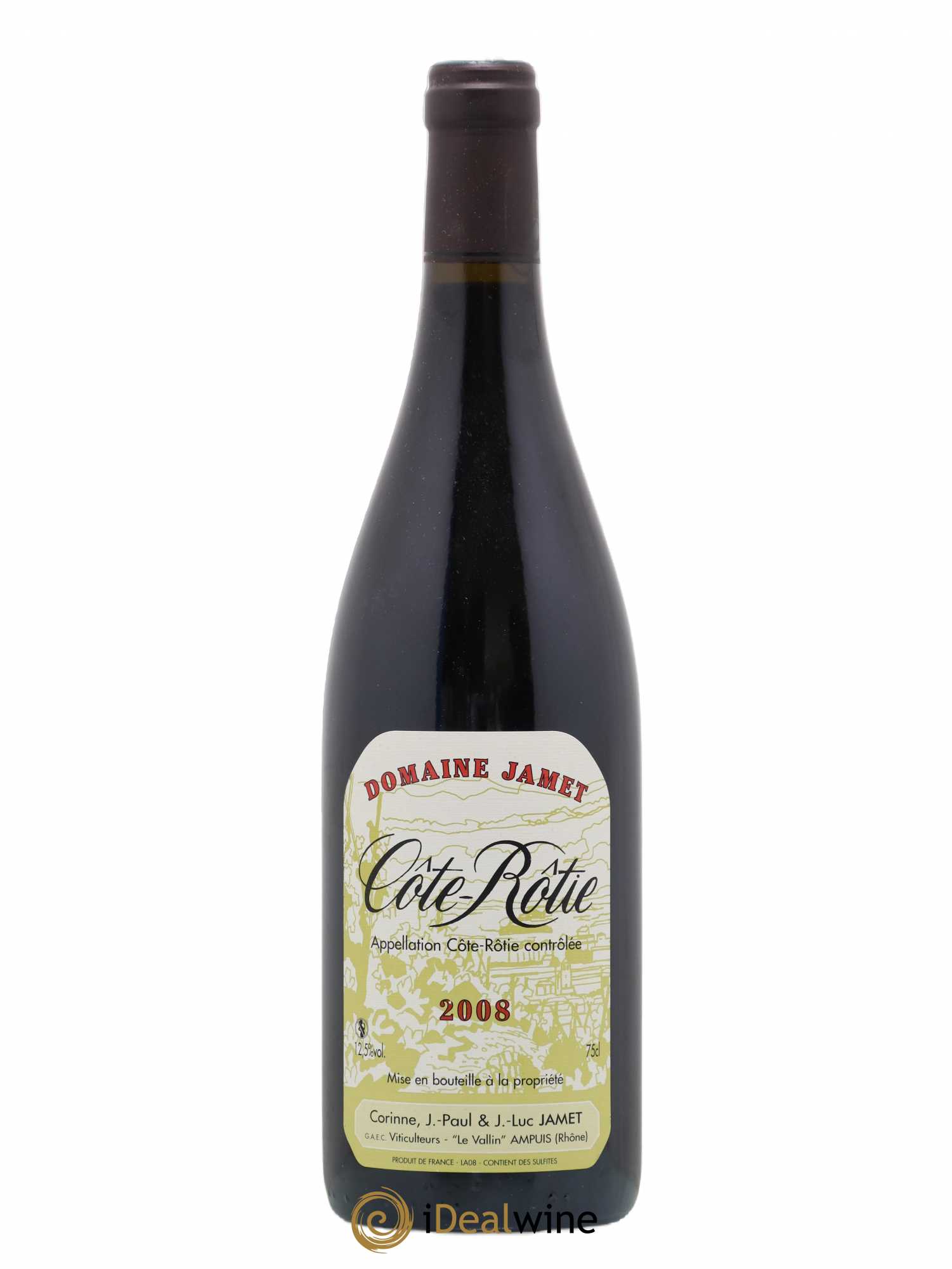 Côte-Rôtie Jamet (Domaine) 2008 - Lot de 1 bouteille - 0