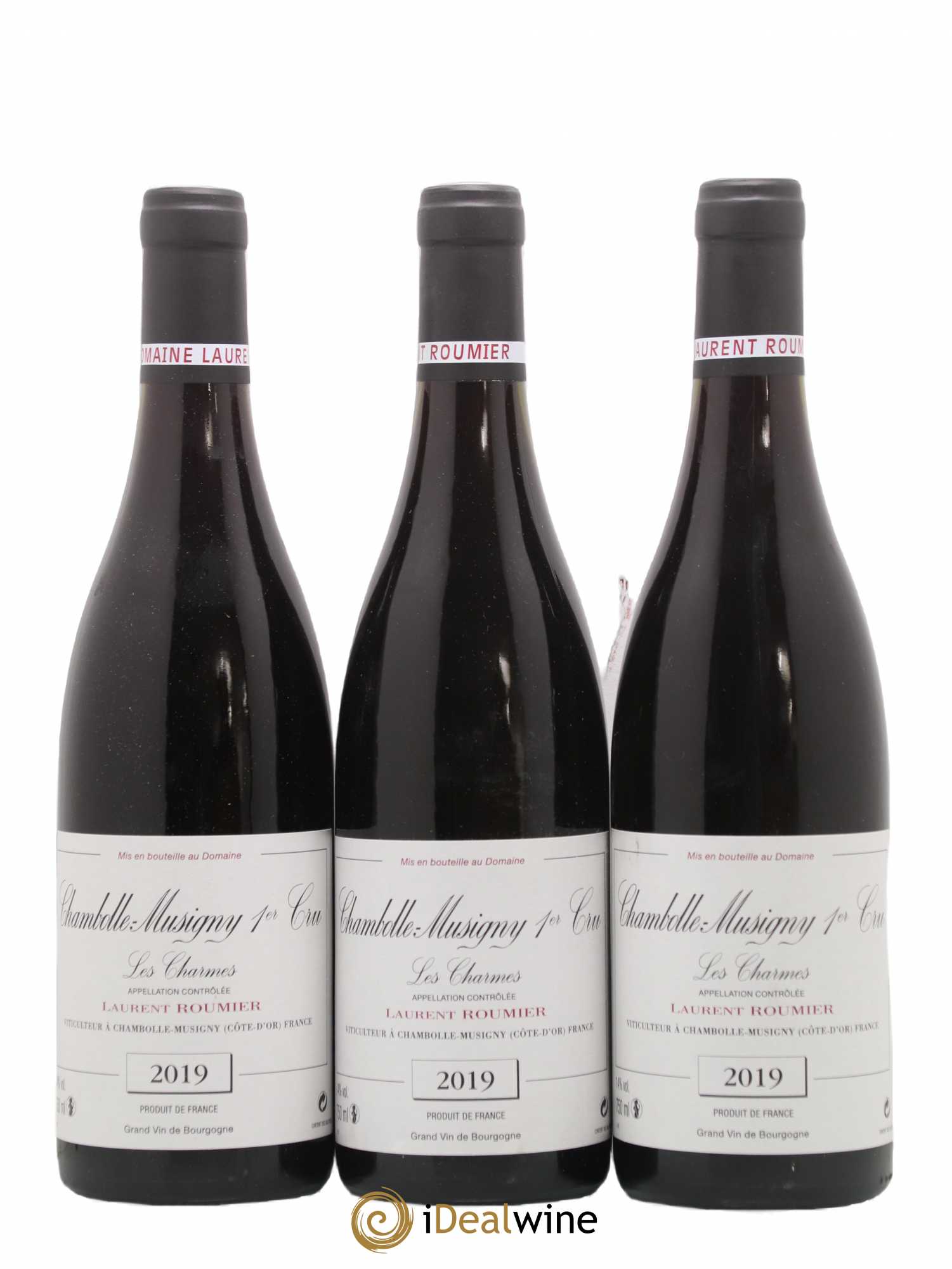 Chambolle-Musigny 1er Cru Les Charmes Laurent Roumier 2019 - Lot de 3 bouteilles - 0