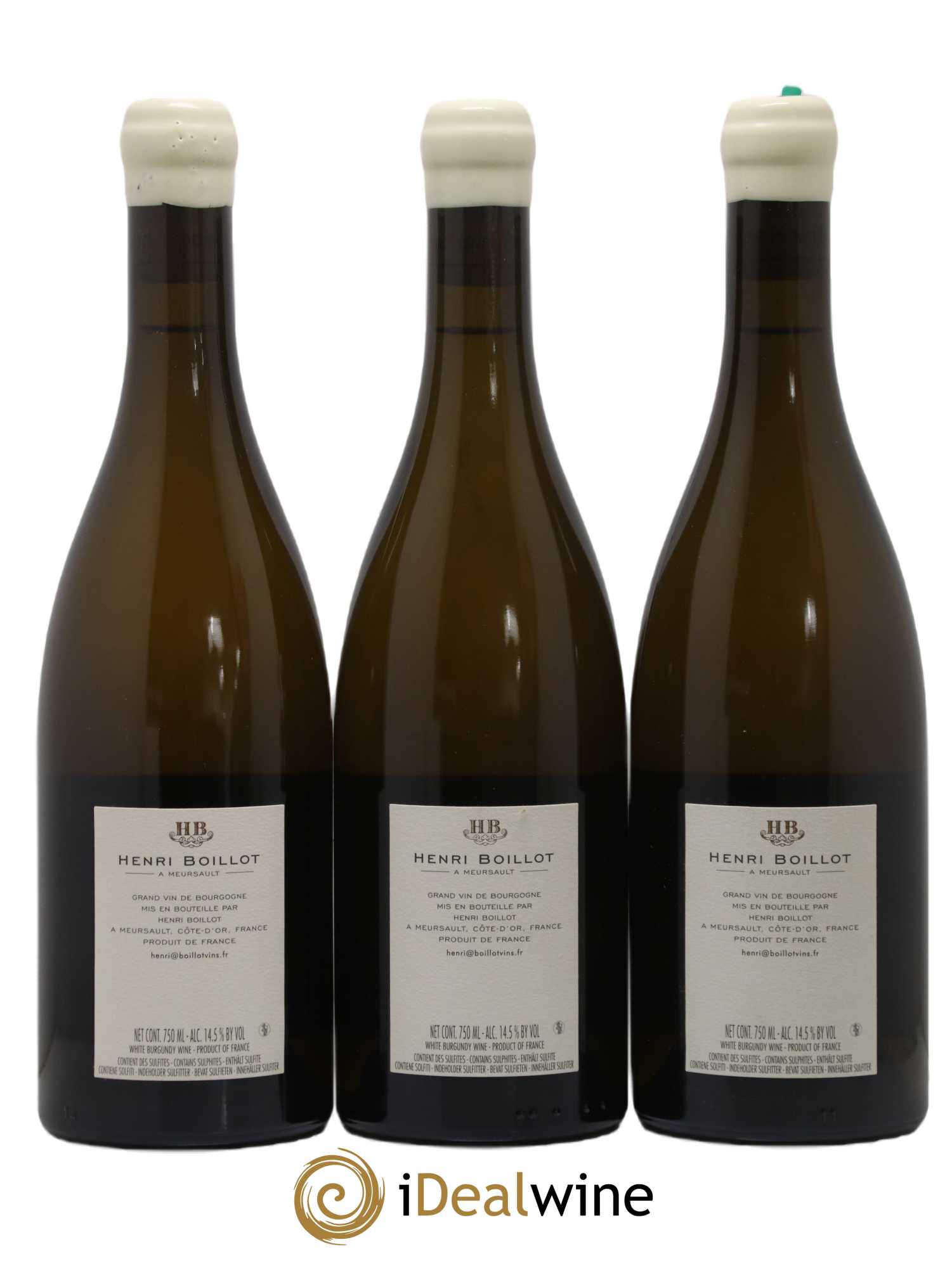 Puligny-Montrachet 1er Cru Clos de la Mouchère Henri Boillot (Domaine) 2019 - Posten von 3 Flaschen - 1