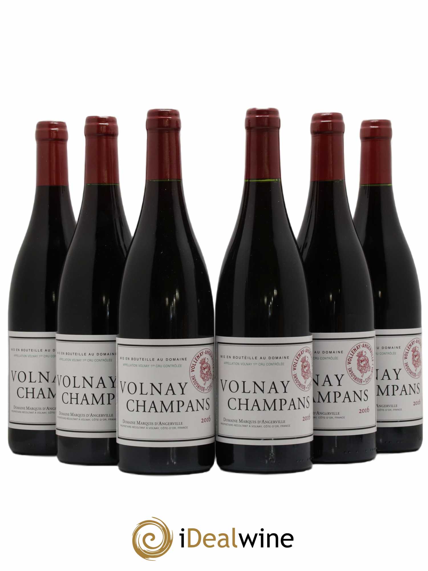 Volnay 1er Cru Champans Marquis d'Angerville (Domaine) 2016 - Lot de 6 bouteilles - 0