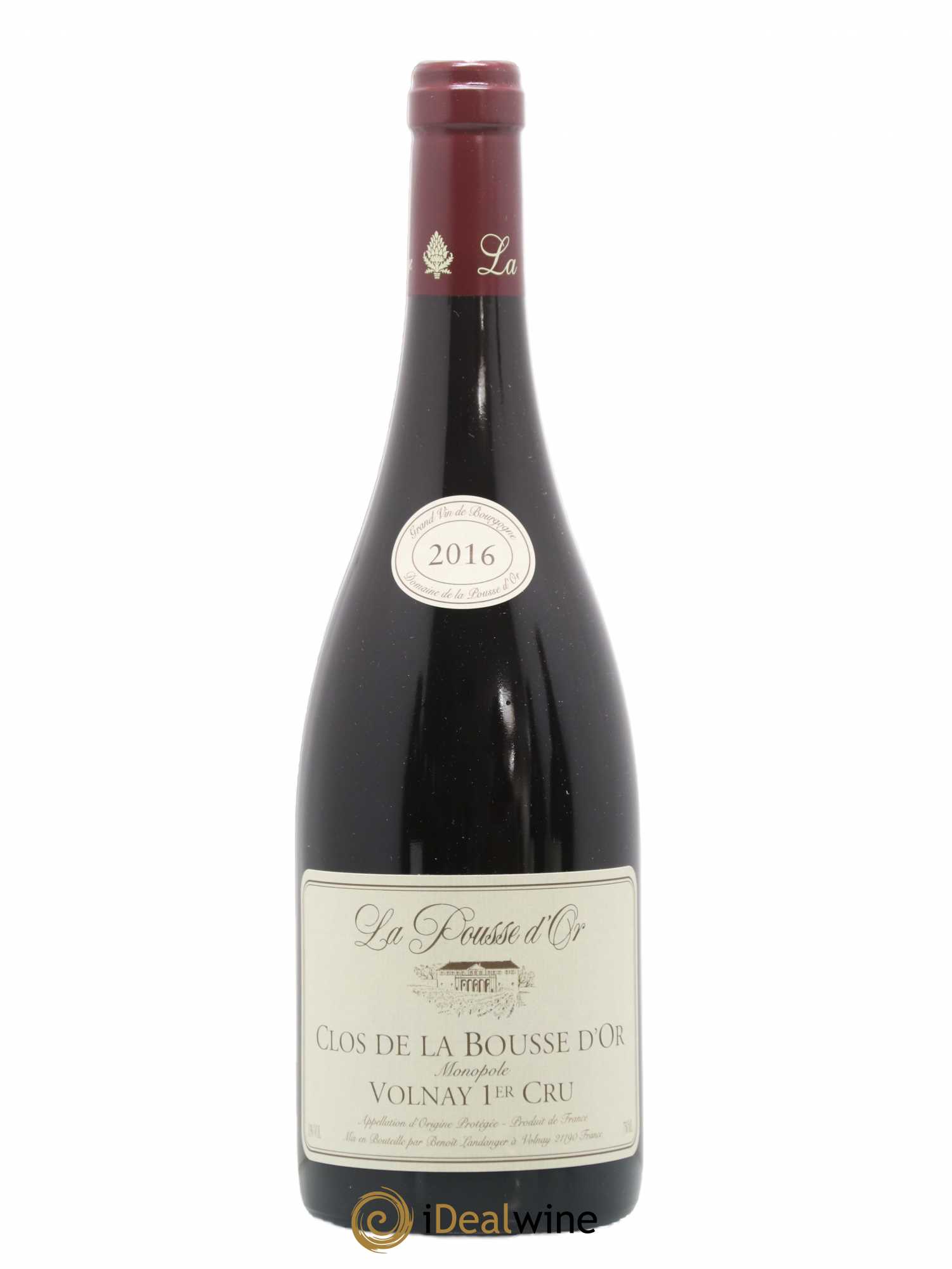 Volnay 1er Cru Clos de la Bousse d'Or La Pousse d'Or (Domaine de) 2016 - Lot de 1 bouteille - 0