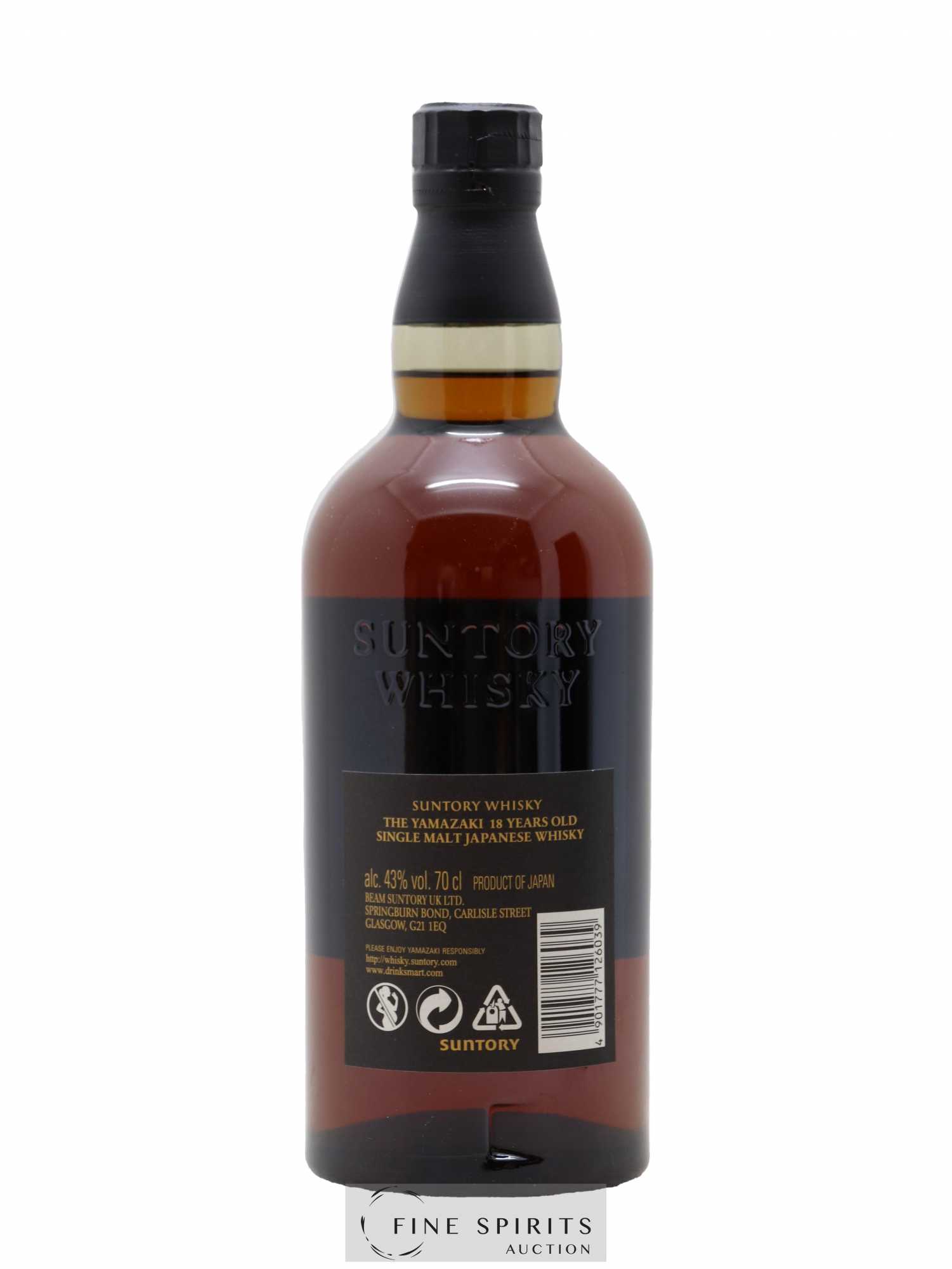 Yamazaki 18 years Of. Suntory - Lot de 1 bouteille - 2