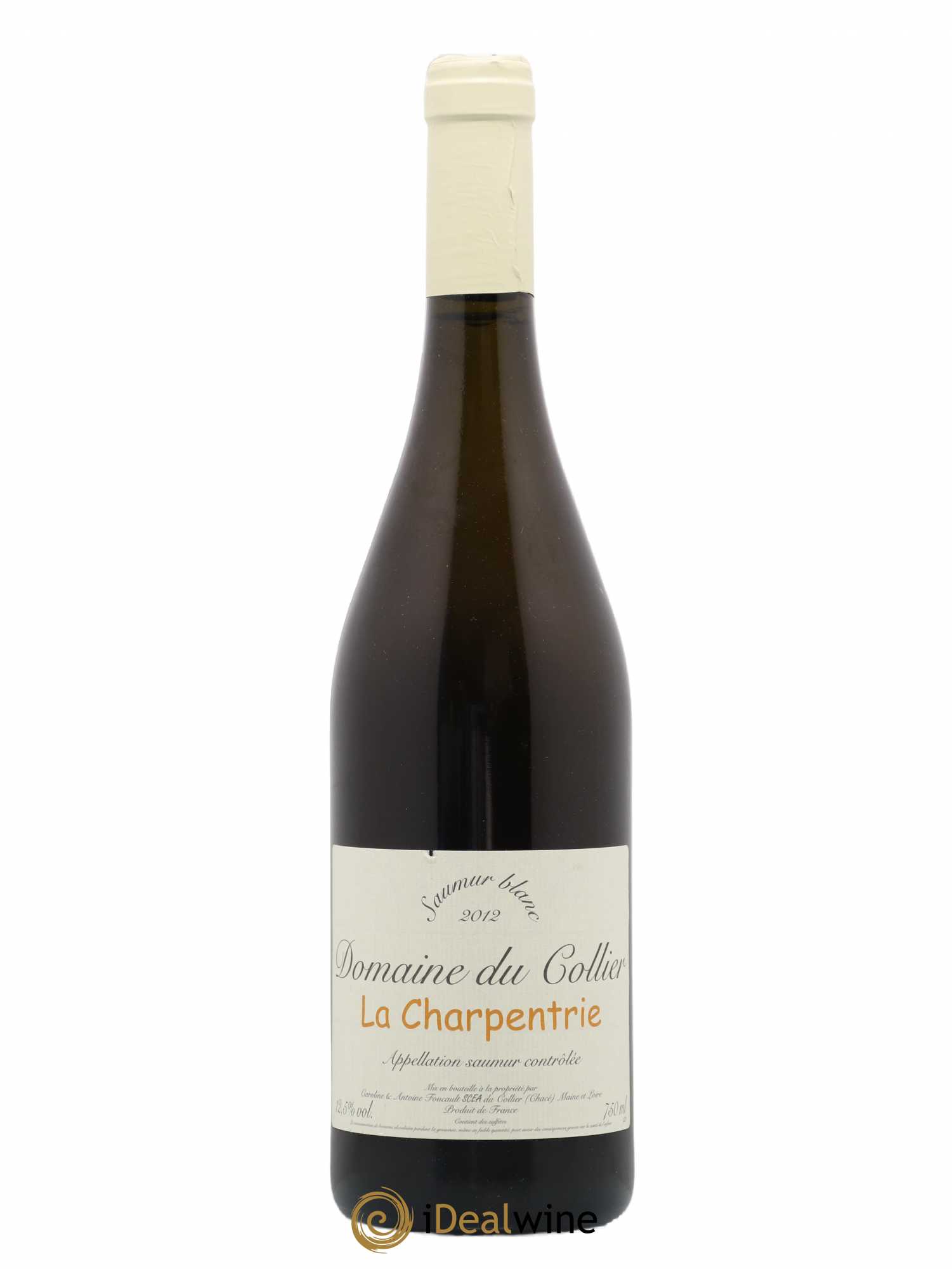 Saumur La Charpentrie Domaine du Collier 2012 - Lot de 1 bouteille - 0