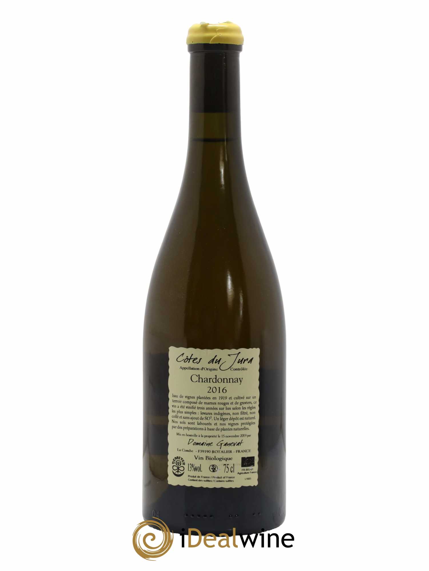 Côtes du Jura Les Grands Teppes Vieilles Vignes Jean-François Ganevat (Domaine) 2016 - Lot de 1 bouteille - 1